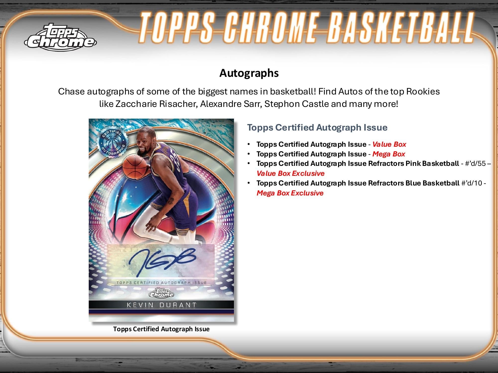 Topps Chrome Basketball 2024/25 - Value Box、mySite、waistdrama