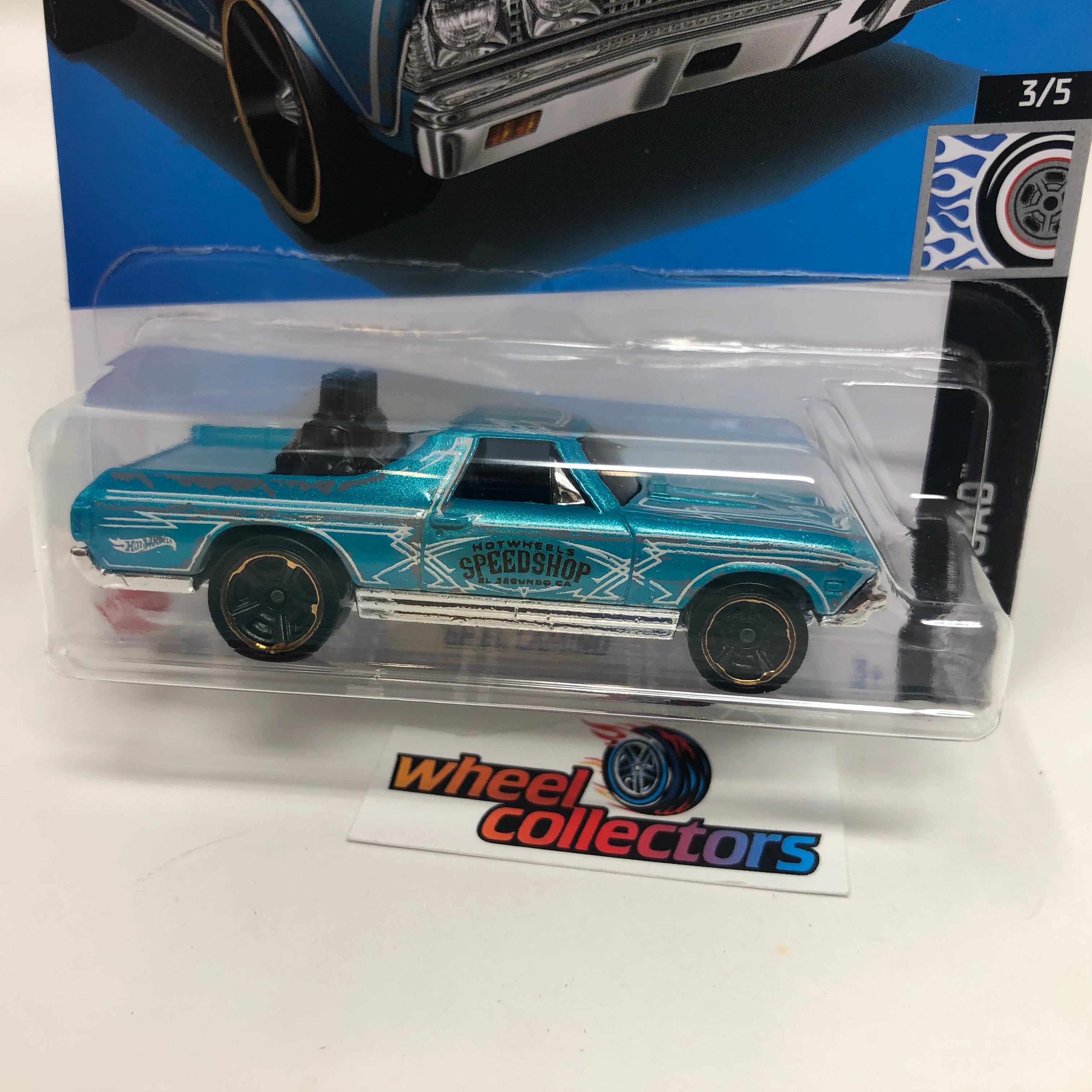 '68 El Camino #196 * Teal * 2022 Hot Wheels Case L、mySite、hgirdovlk