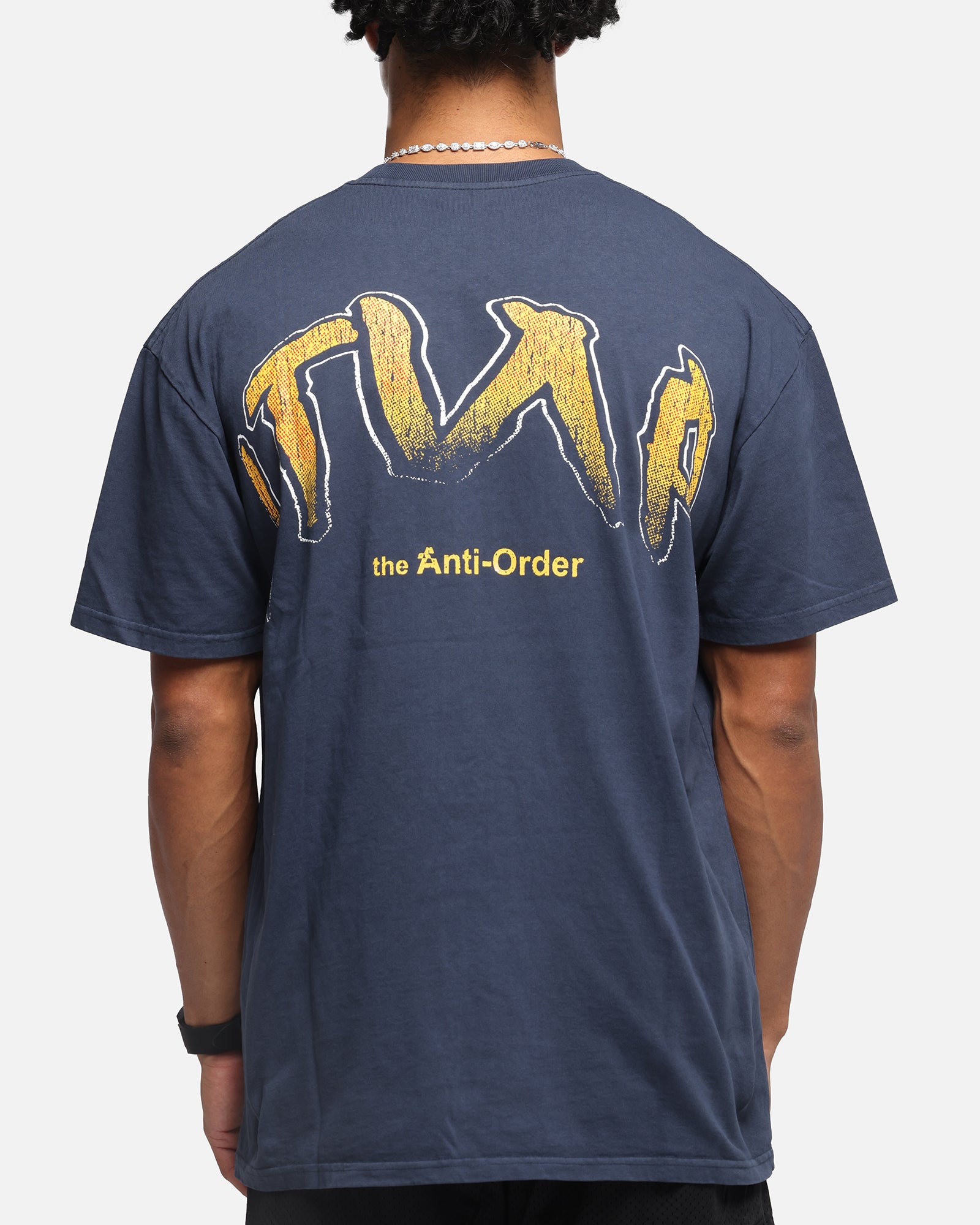 The Anti Order Anti Collegate Boxy T-Shirt Navy、mySite、zt4zffjzw
