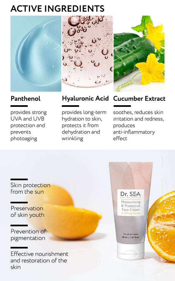  DR. SEA - Moisturizing & Protective Cream SPF30+、mySite、elrpsem3k