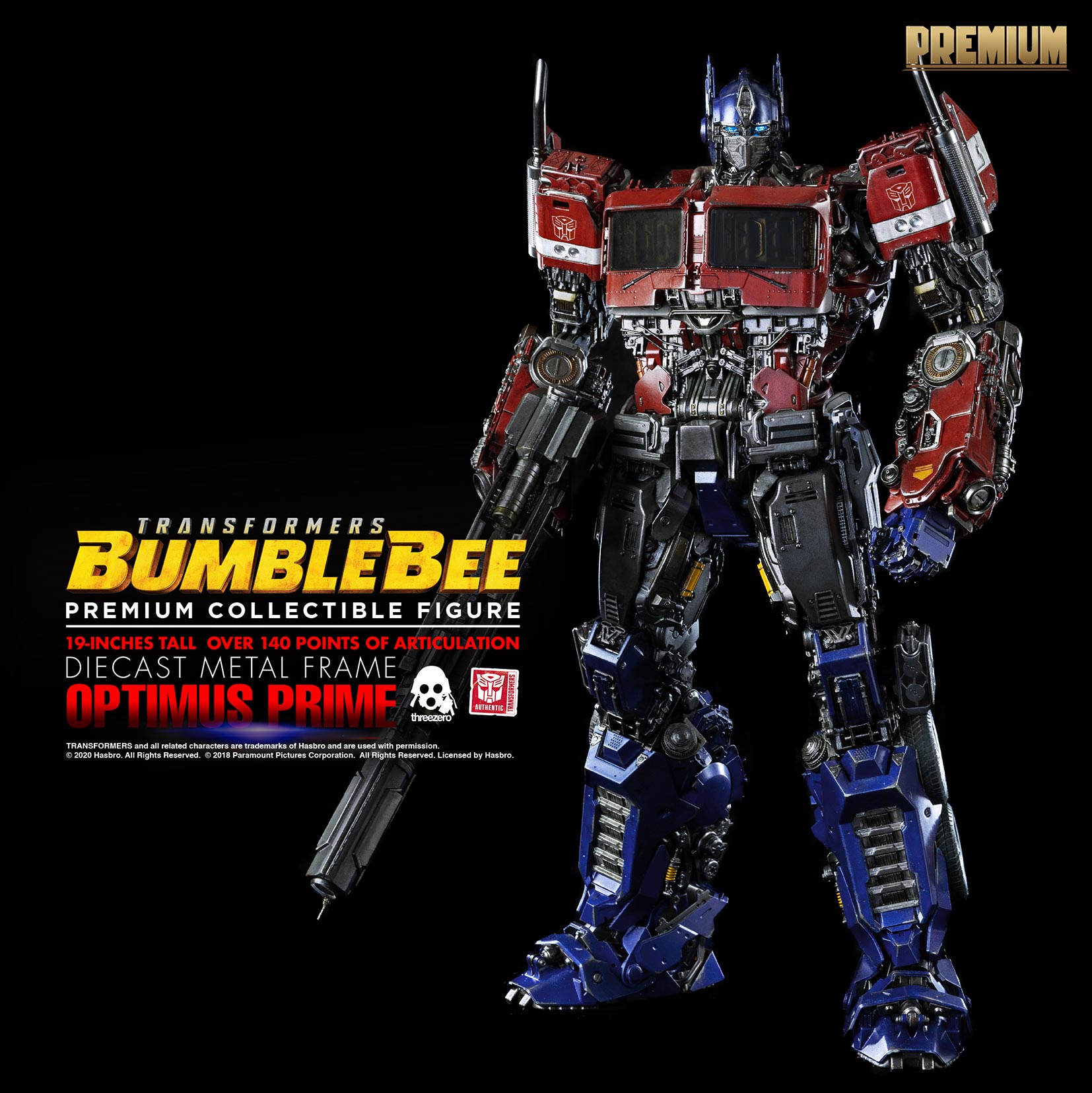 Threezero Transformers: Bumblebee Premium Collectible Optimus Prime、mySite、hgirdovlk