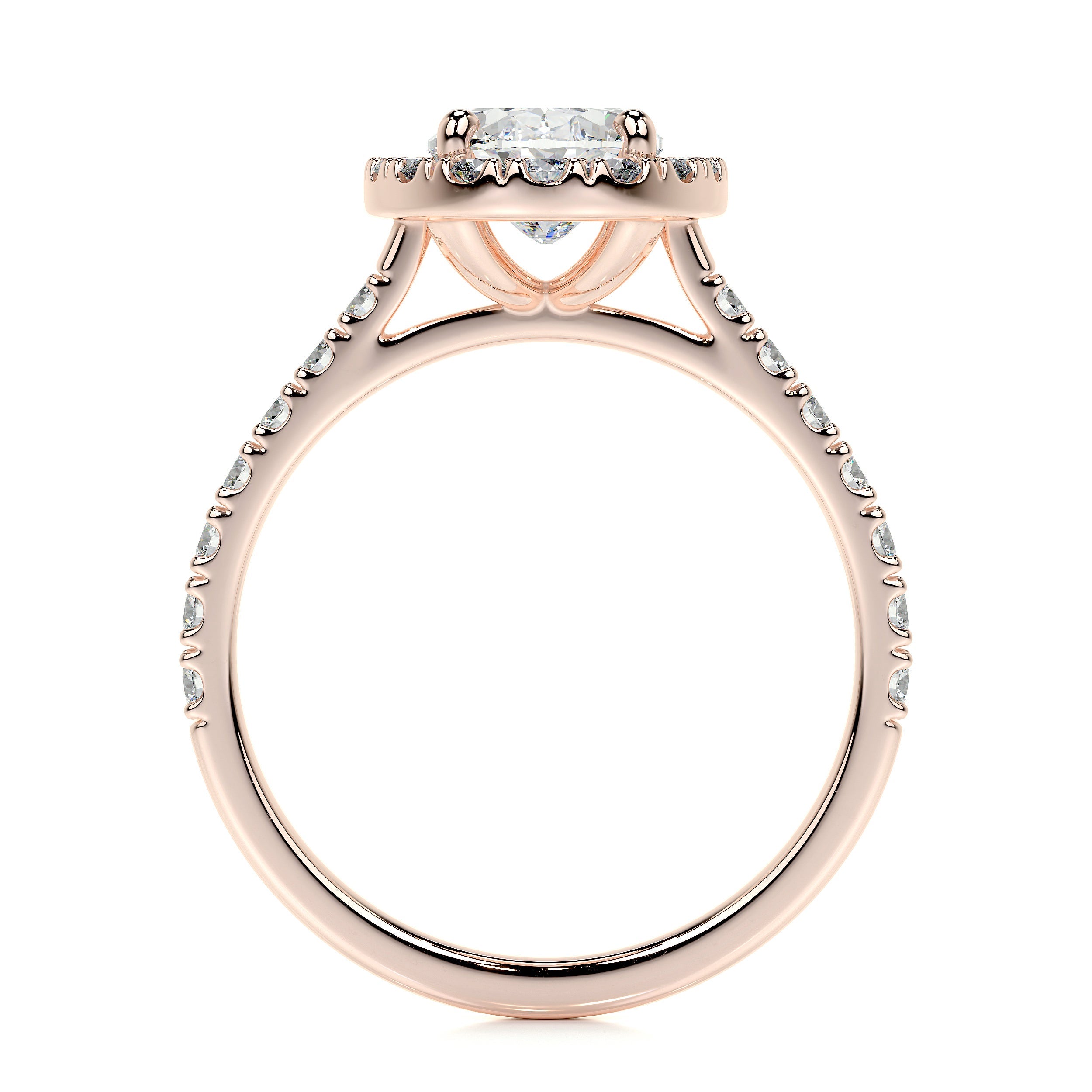 Maria Lab Grown Diamond Ring - 14K Rose Gold、mySite、hinf8tx79