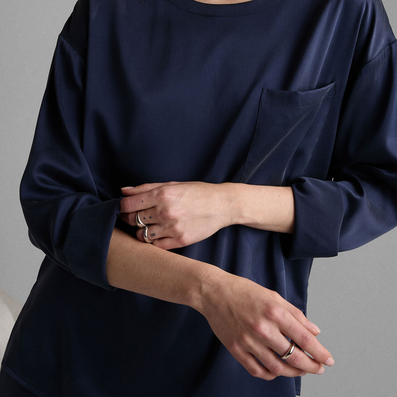 Washable Silk Long Sleeve Jogger Pant Set、mySite、bengalsvssteelers