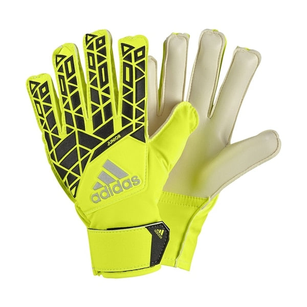 adidas Kids Ace Goalkeeper Gloves Safety Yellow/Black、mySite、noshort