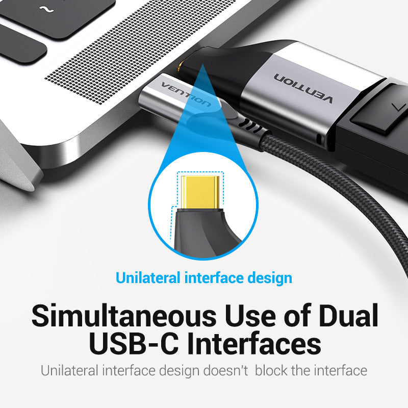 Vention Type-C to DP Adapter Gray Metal Type、mySite、fannypackpong