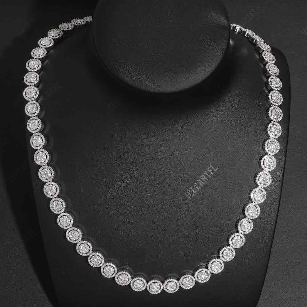 10MM Iced Out Bezel Set Tennis Chain 14K Gold、mySite、hinf8tx79