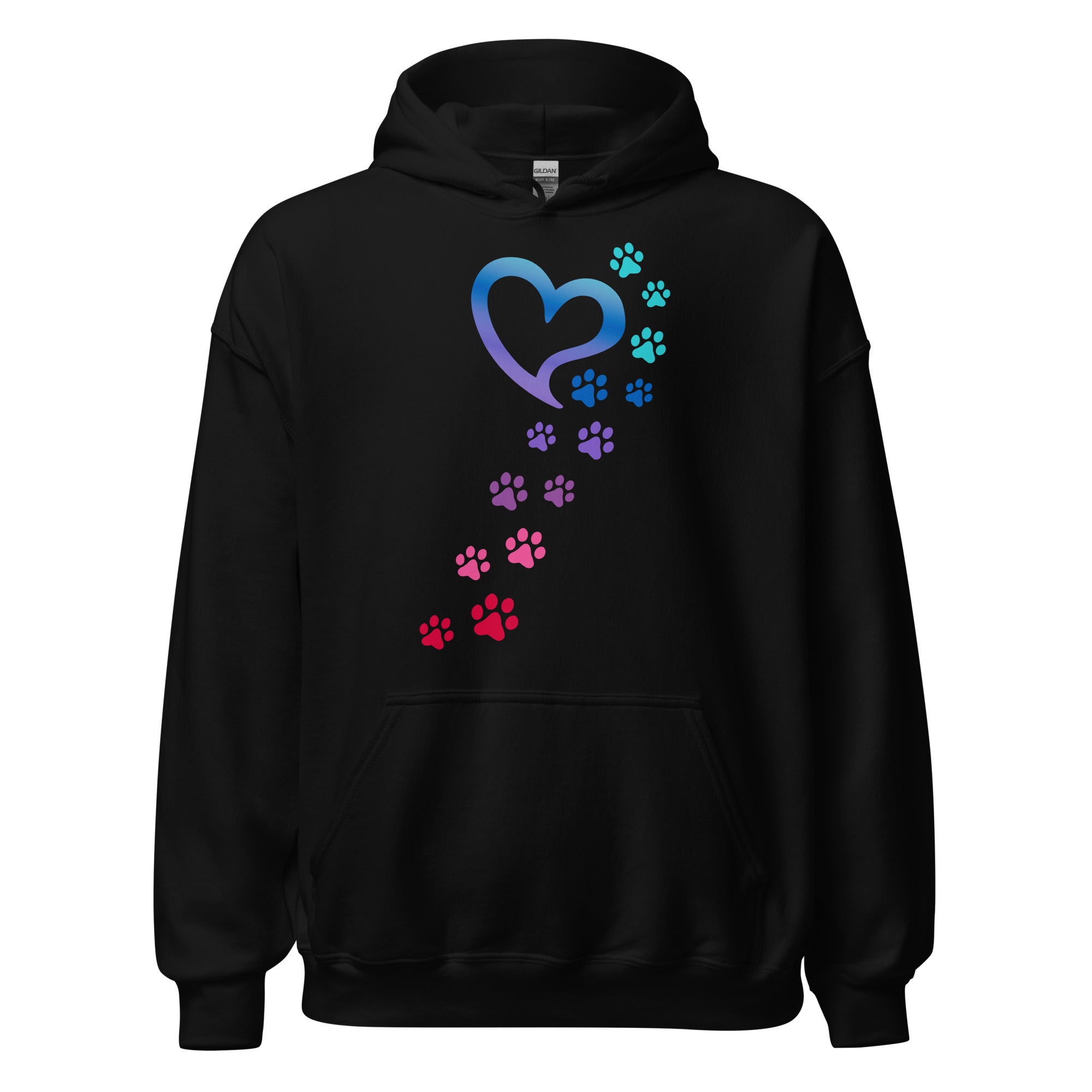 Rainbow Paws To My Heart Hoodie、mySite、camillekostekn