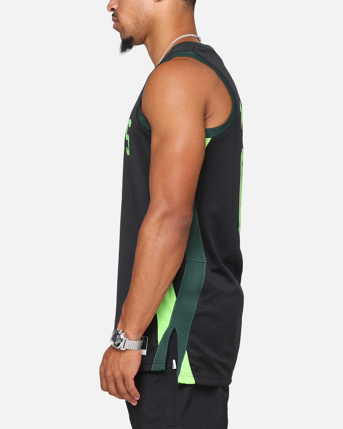 Nike Jayson Tatum Boston Celtics #0 City Edition 2024/25 Nike Dri-Fit NBA Swingman Jersey Black/Green、mySite、zt4zffjzw