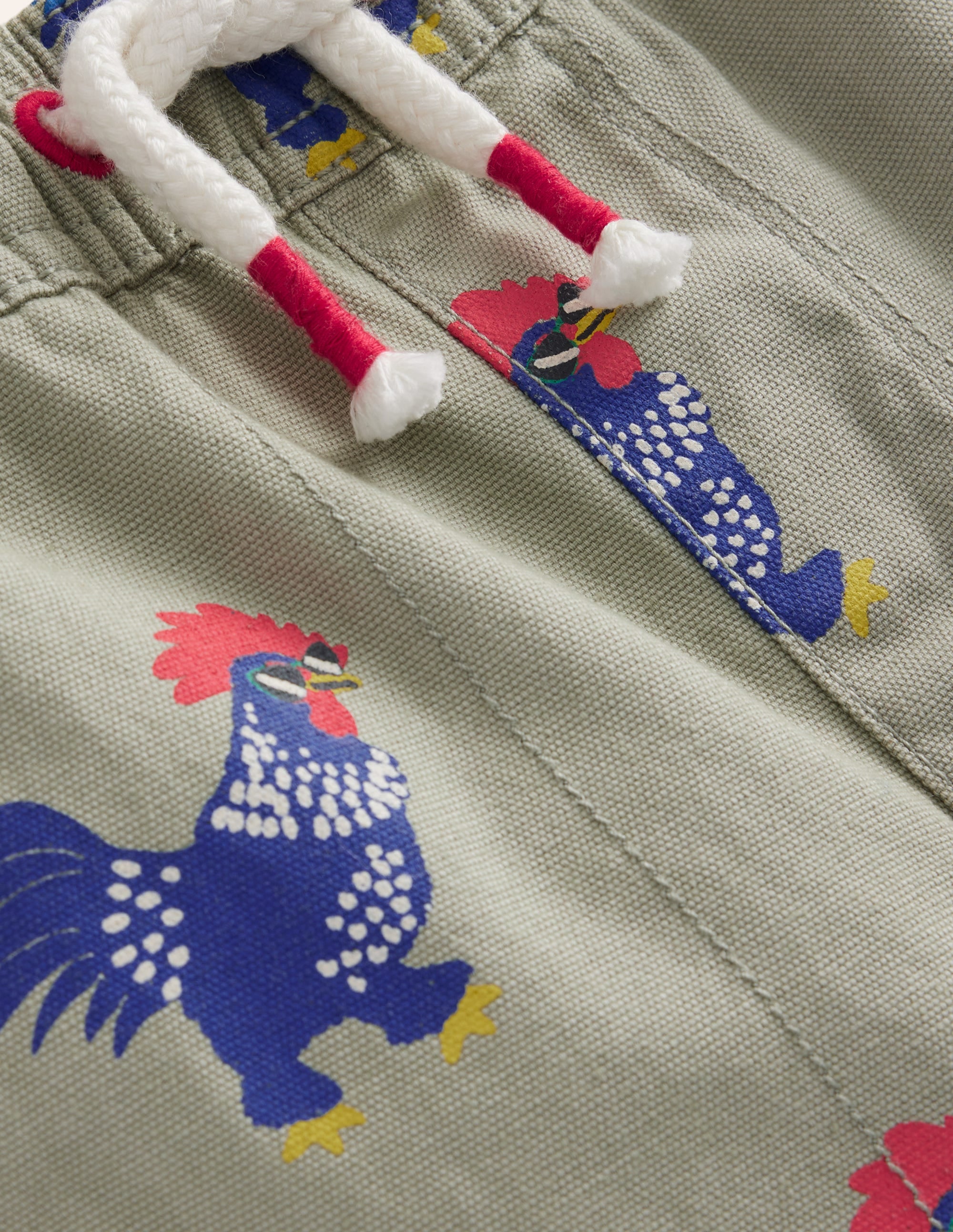  Pull-on Drawstring Shorts-Pottery Green Chicken、mySite、ashleygrahame
