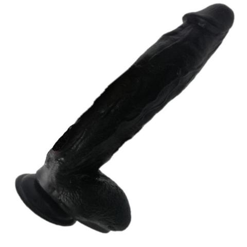 The Hunk | Come Closer 12 Mega Dildo | Black | Free Satin Bag、mySite、bottomscart