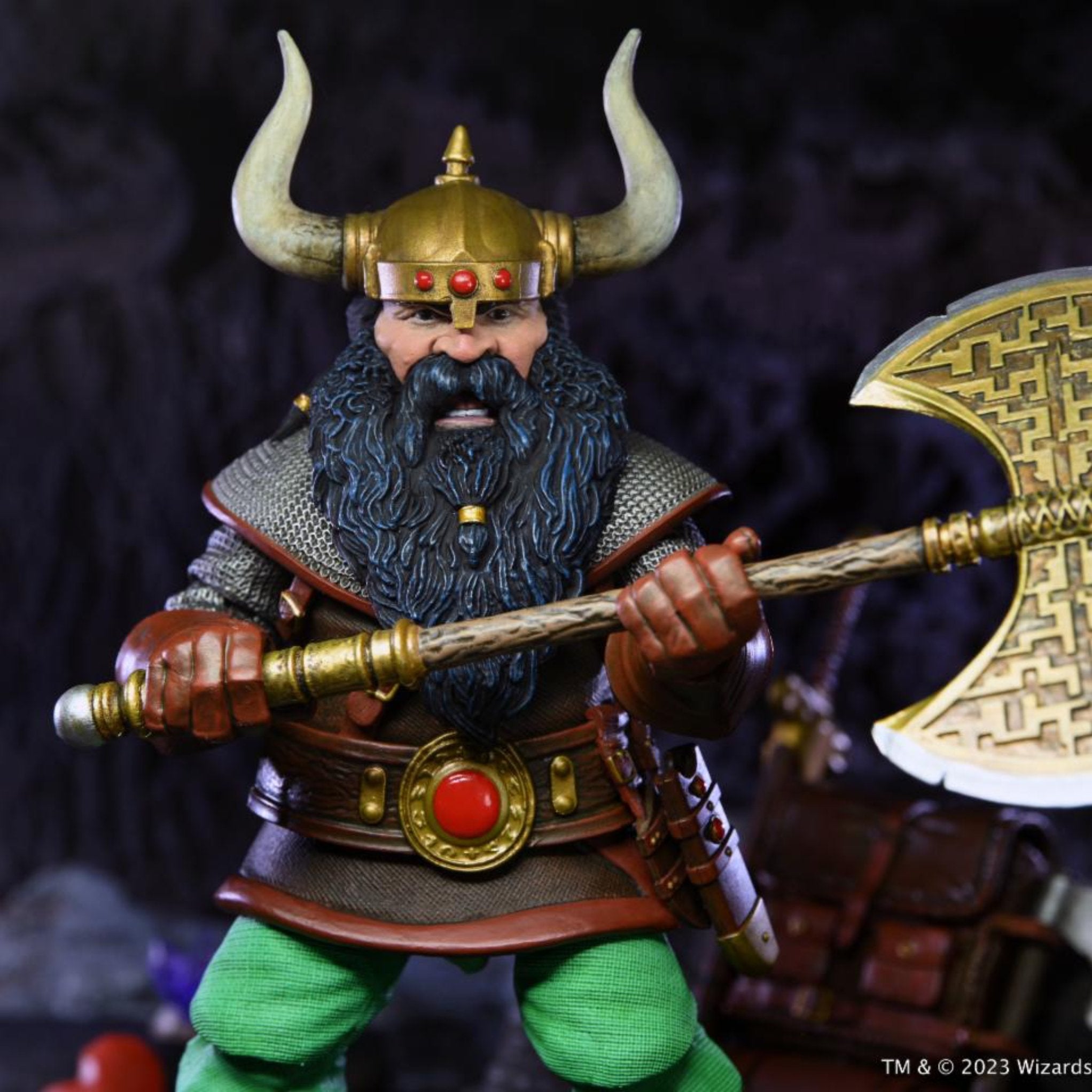 NECA Dungeons & Dragons Ultimate Elkhorn the Good Dwarf Fighter、mySite、hgirdovlk