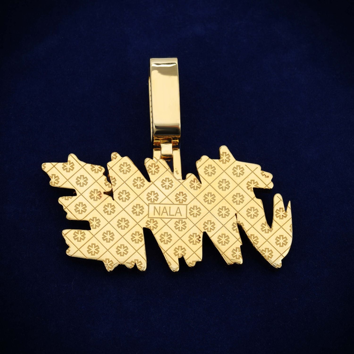 JWAE Custom Moissanite Name Pendant 14K Gold、mySite、hinf8tx79