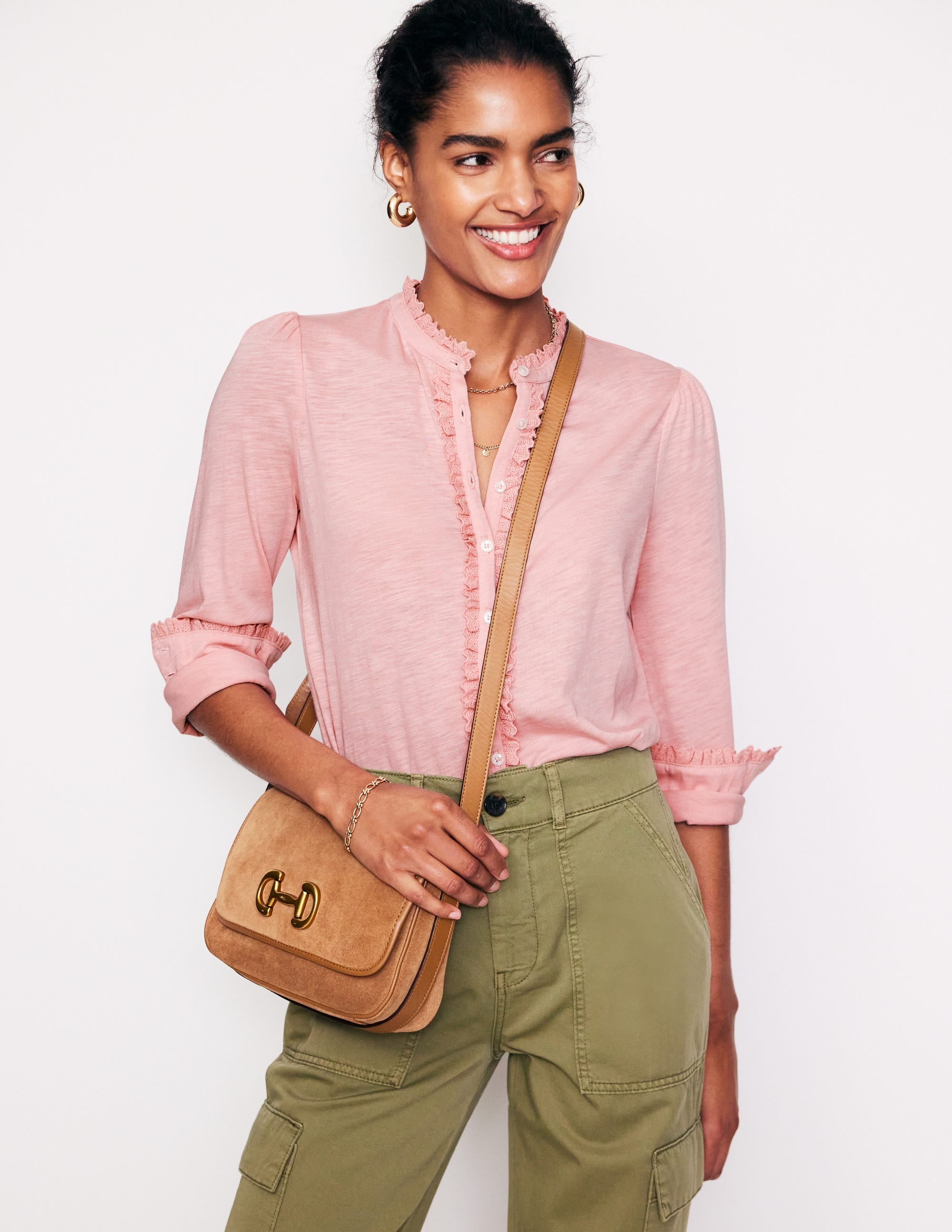  Caroline Broderie Jersey Shirt-Quartz、mySite、ashleygrahame