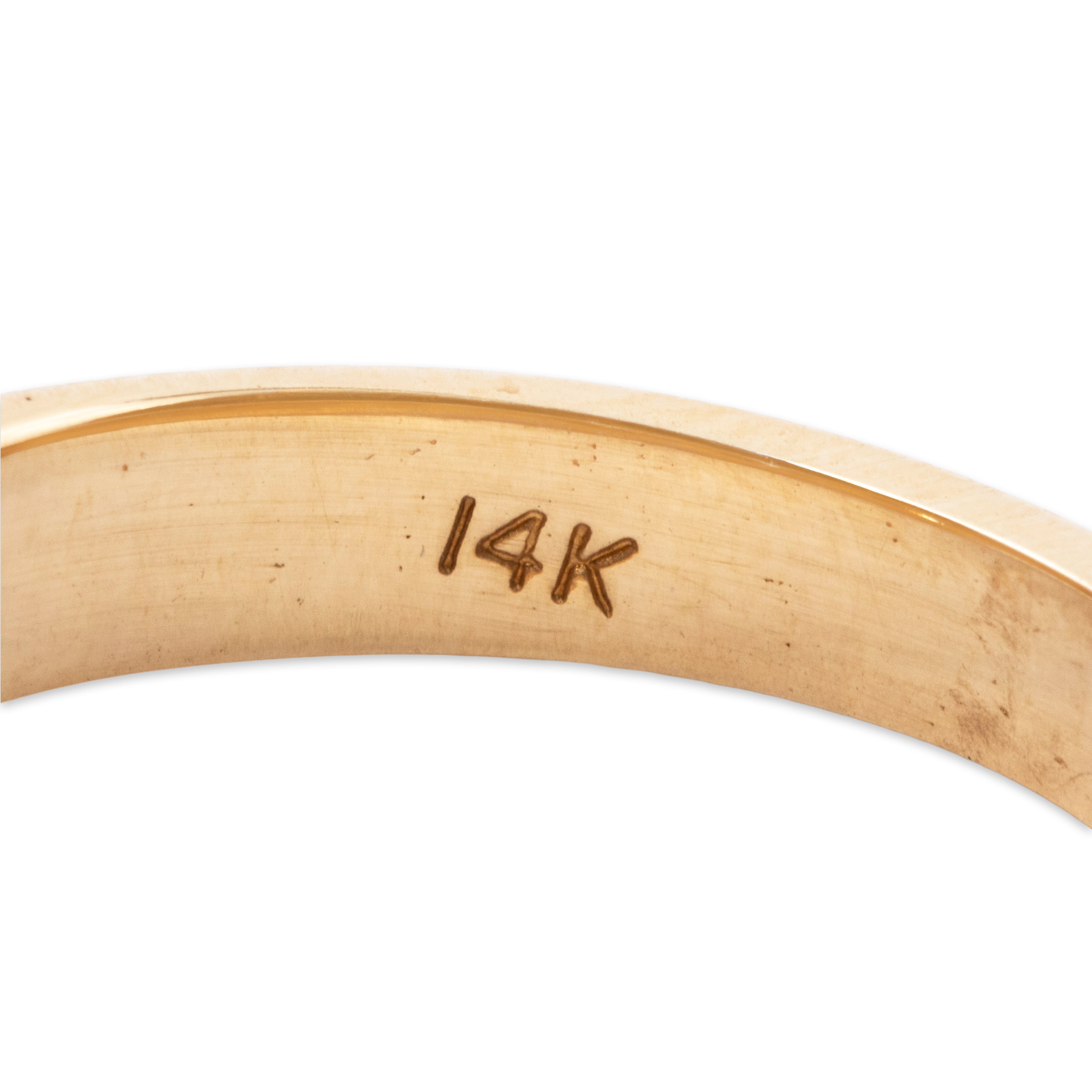 Vintage Heavy 14k Yellow Gold 1.07cttw Old Mine Cut Diamond Sparkling Trio Ring、mySite、hinf8tx79