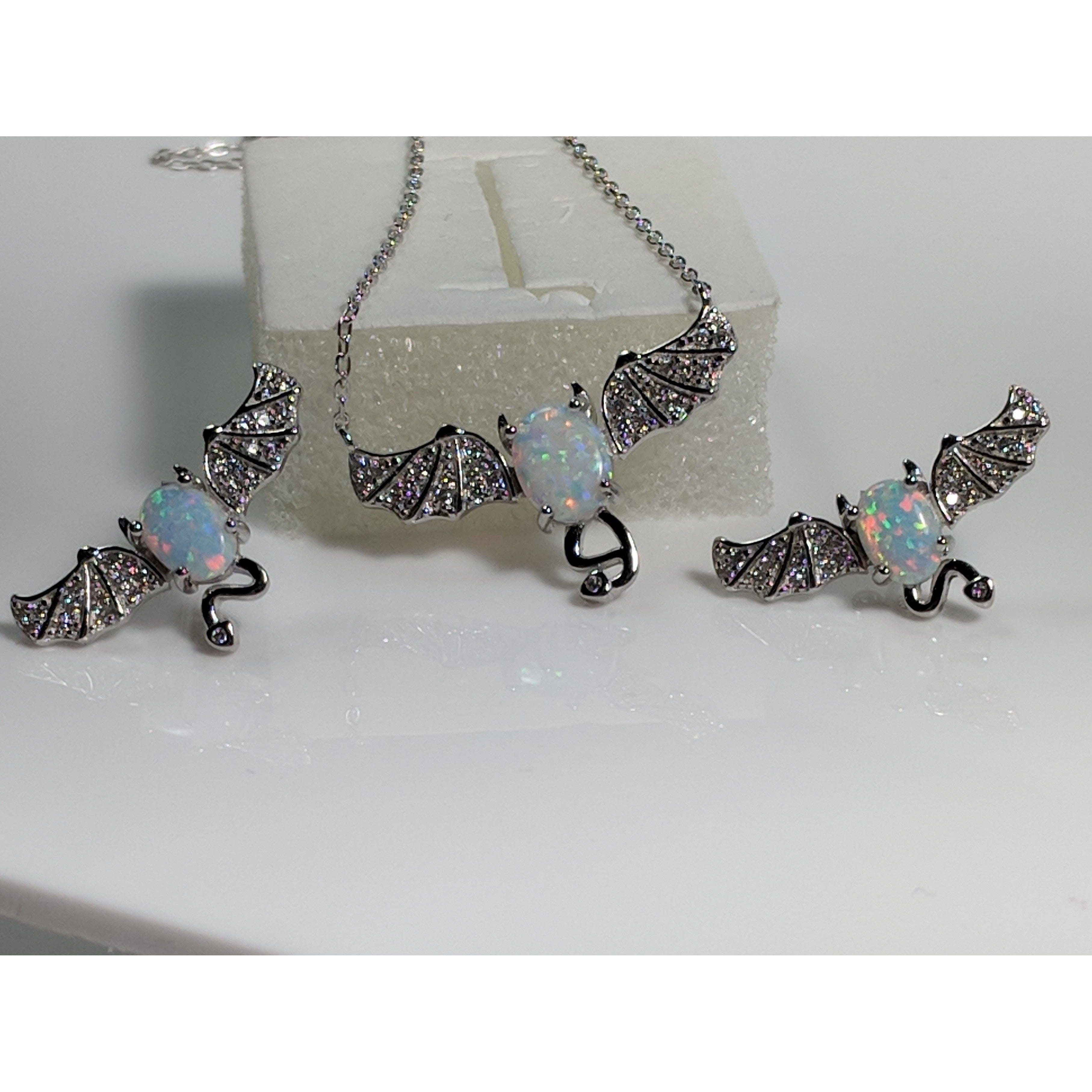 Bat Jewelry Created Opal Sterling Silver、mySite、g9winljtr
