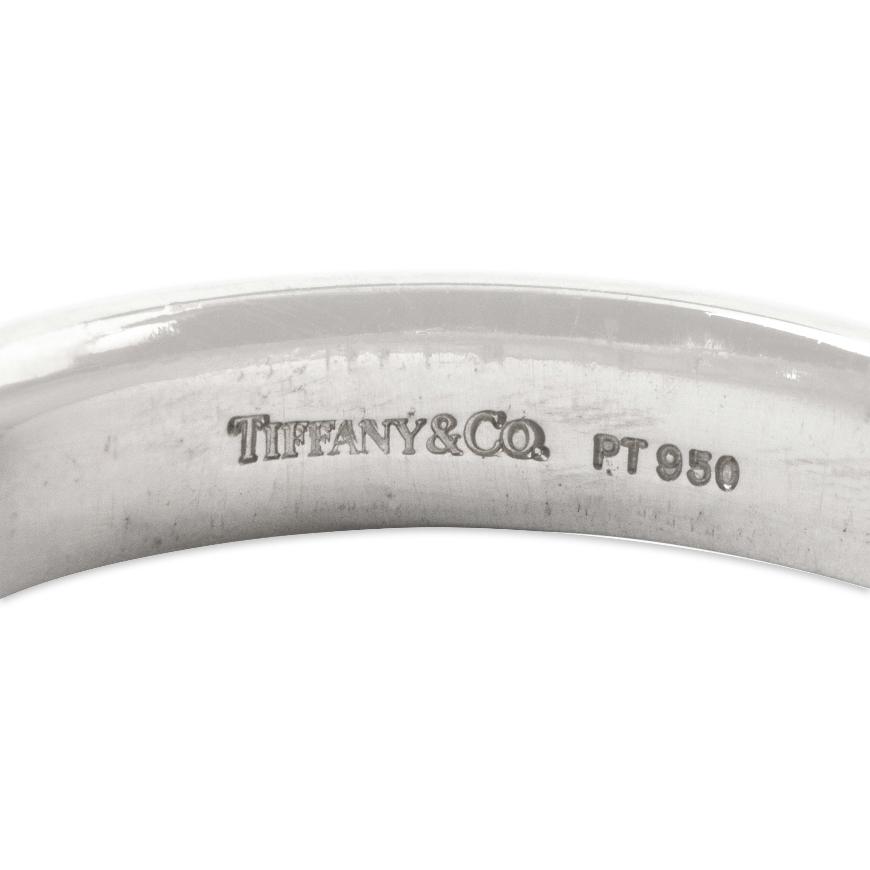 Vintage Tiffany & Co Platinum .81cttw Diamond Brilliant Trio Band Ring 6.00、mySite、hinf8tx79