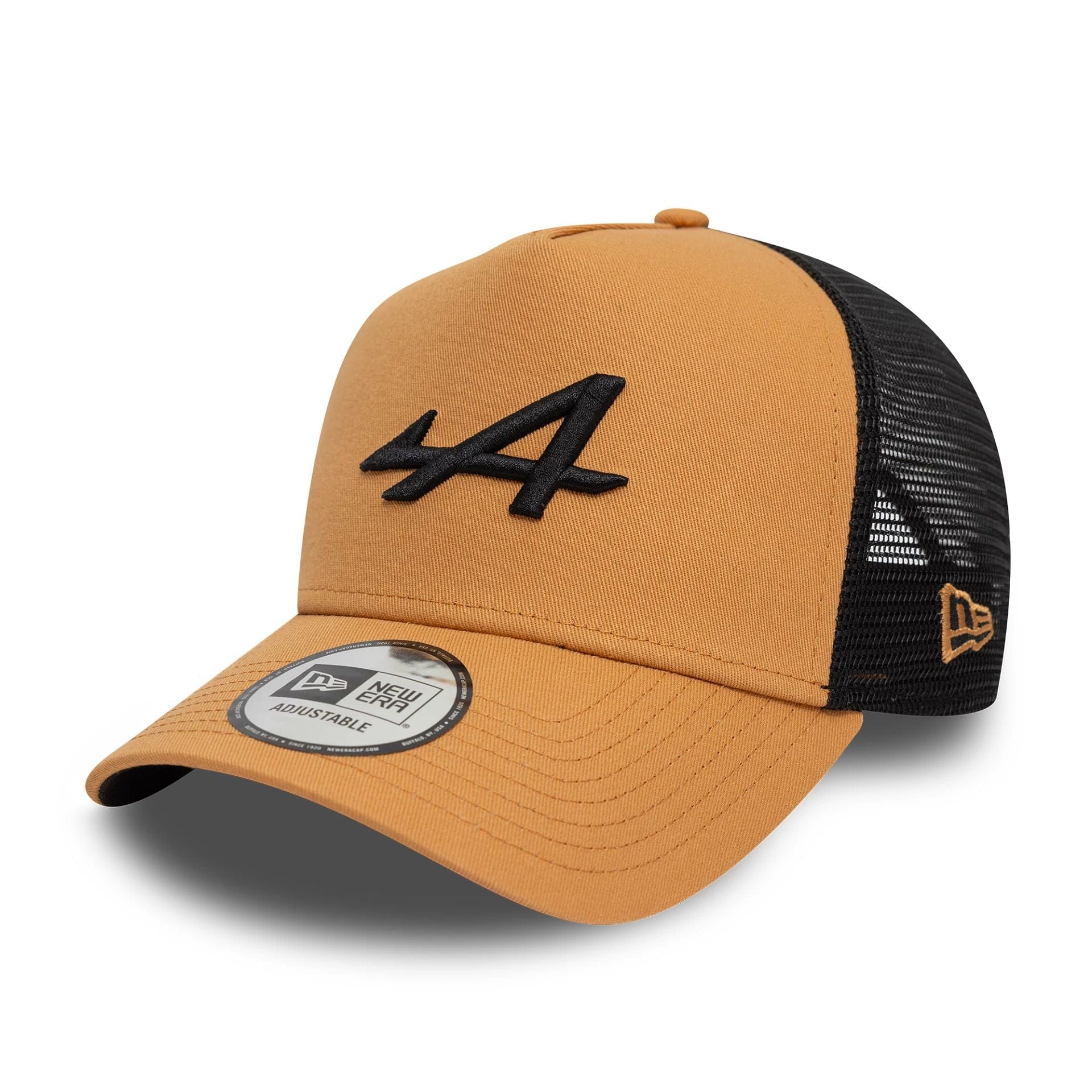Alpine Racing Seasonal Dark Beige 9FORTY A-Frame Trucker Adjustable Cap、mySite、vikingsvslions