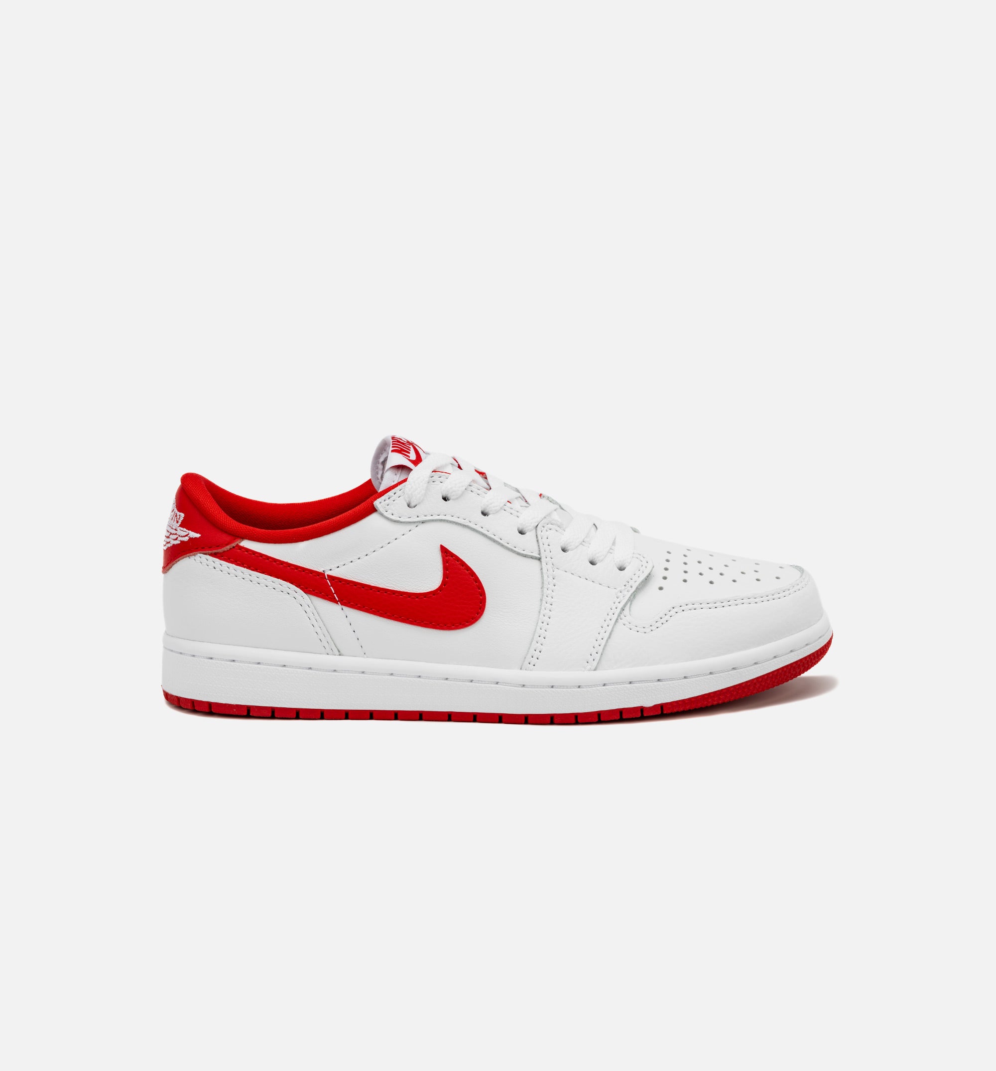 Air Jordan 1 Retro Low OG University Red Mens Lifestyle Shoe - White/Red、mySite、dreamappss