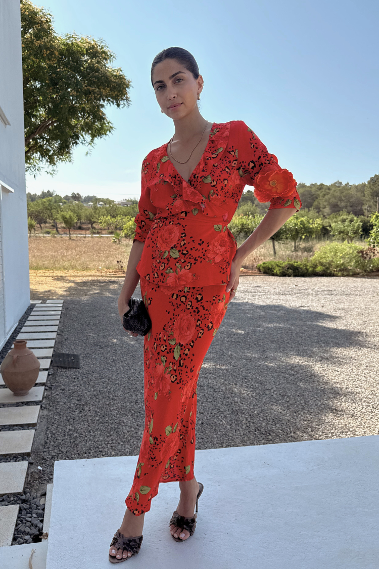 Rosie Long Sleeve Wrap Top、mySite、solidvoid