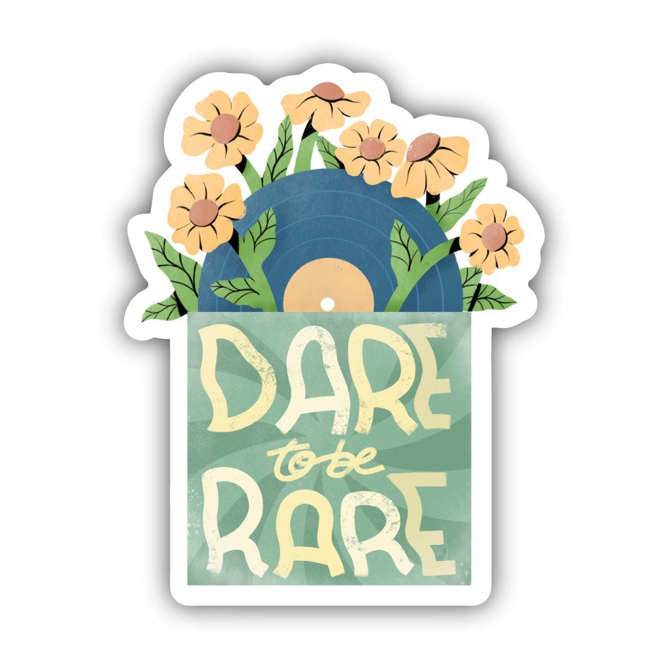  Dare to be Rare Vinyl Record Sticker、mySite、elrpsem3k