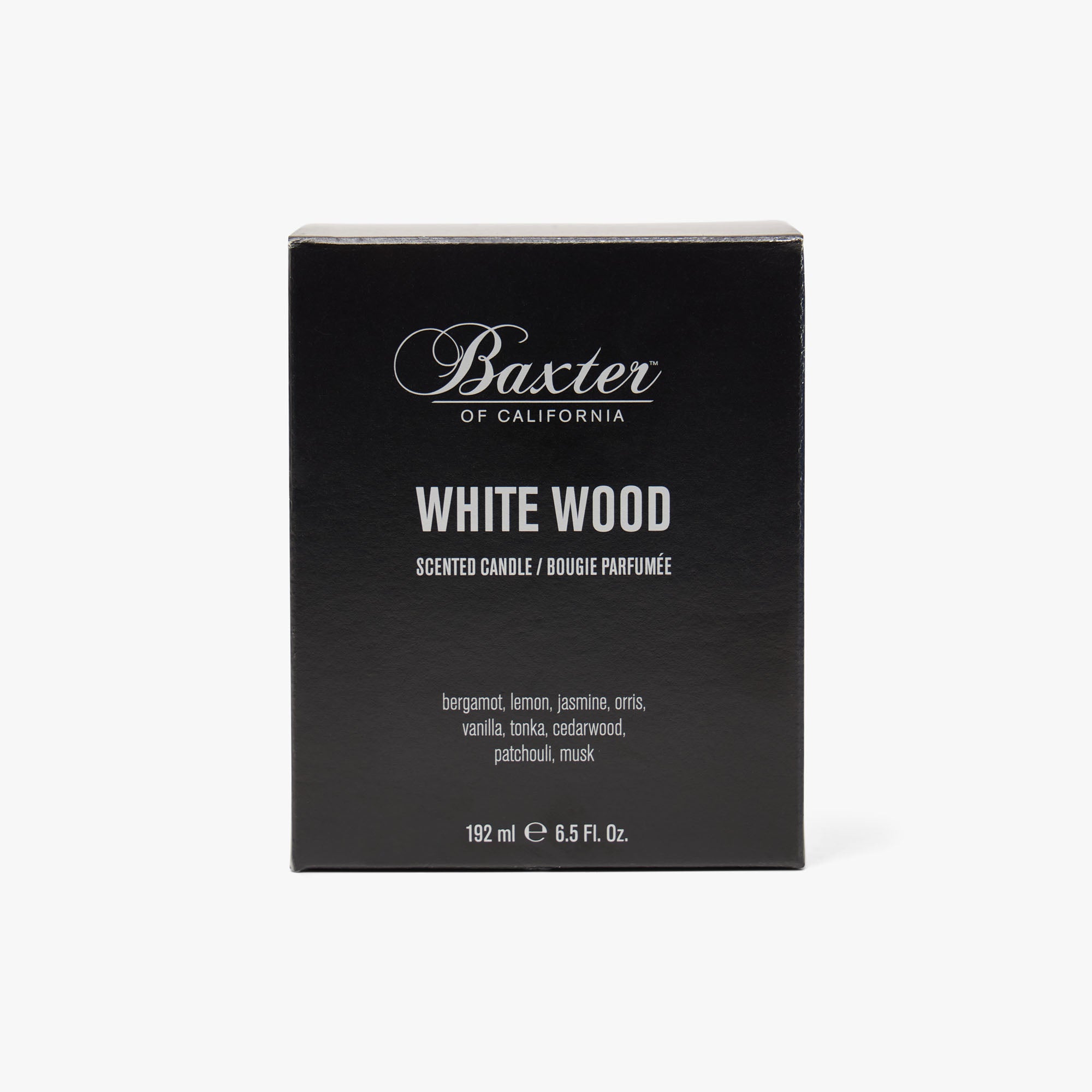  Baxter of California White Wood Candle、mySite、merchandisen