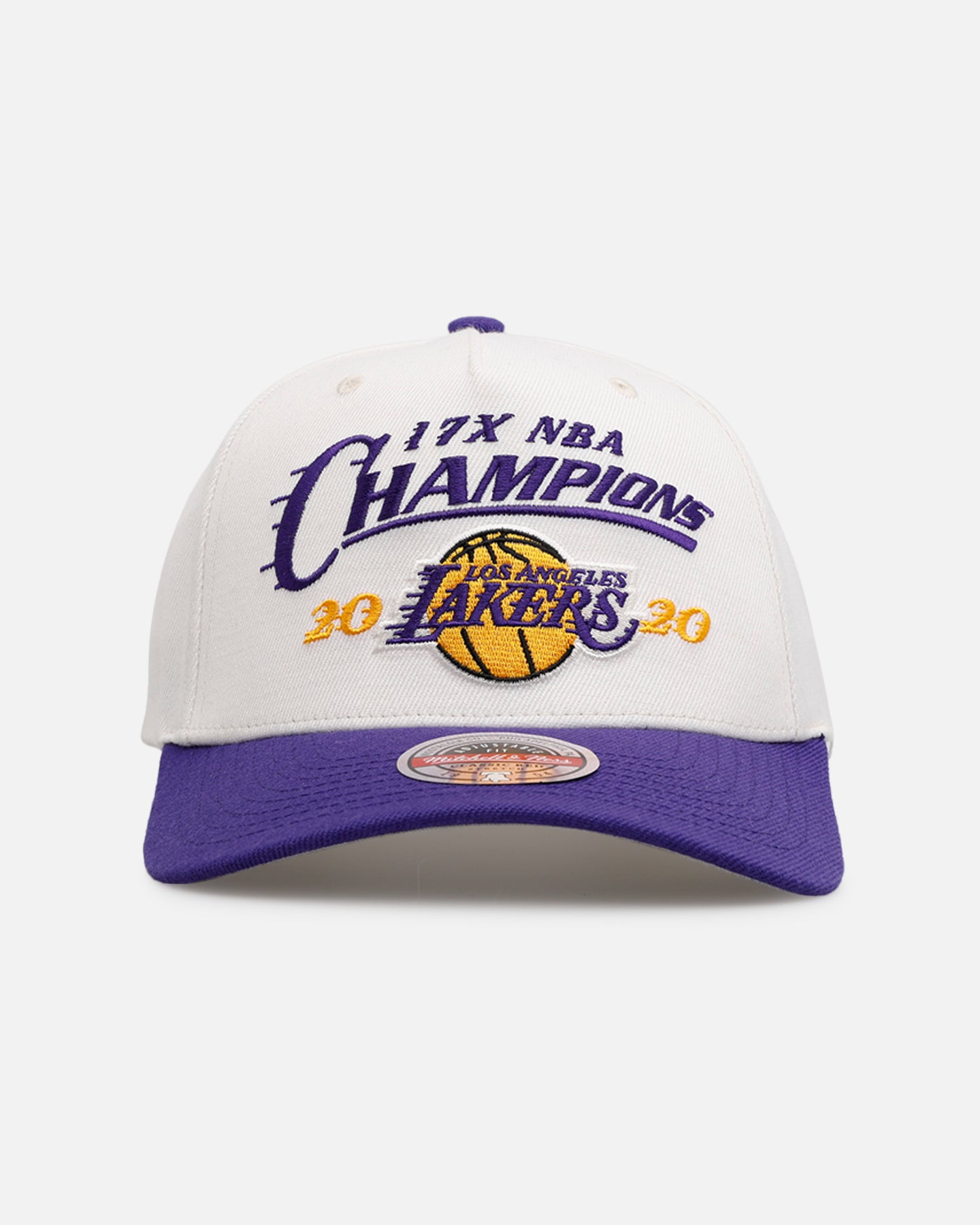 Mitchell & Ness Los Angeles Lakers 'NBA Elite Finals' MVP Snapback Cream/Purple、mySite、zt4zffjzw