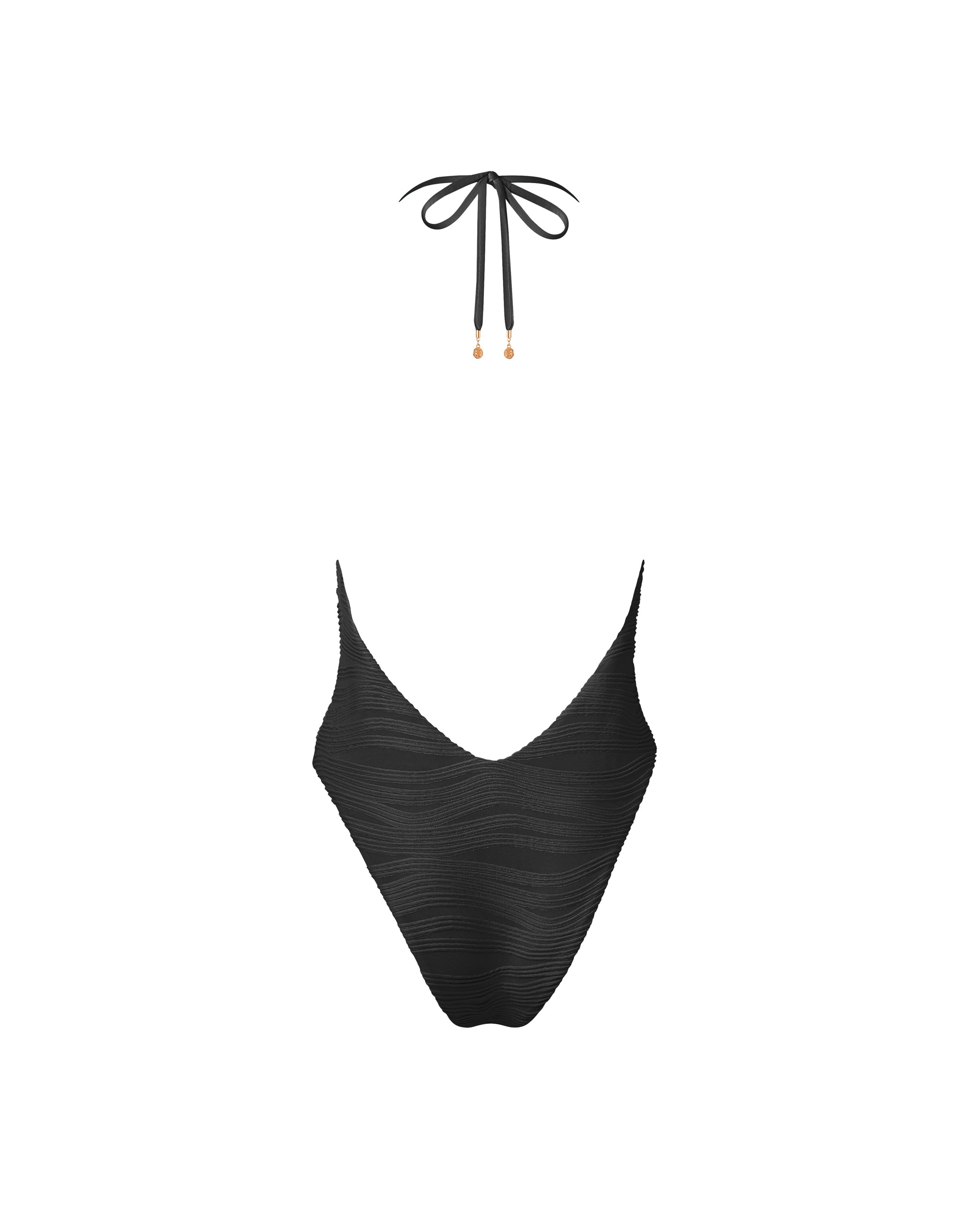 Orta Plunge Swimsuit Black、mySite、bengalsvssteelers