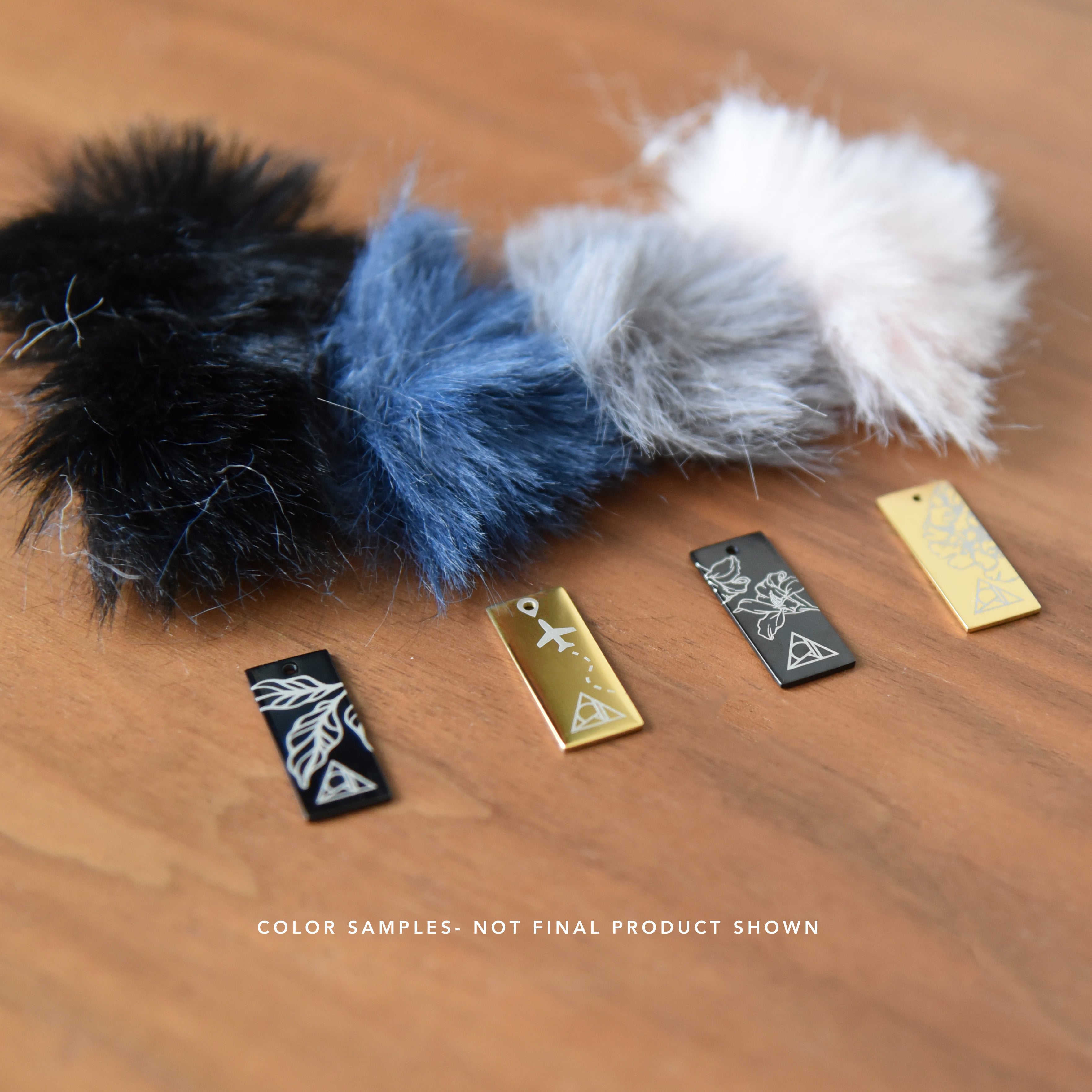 Keychain with Fuzzy Bracelet、mySite、garagedoors4me