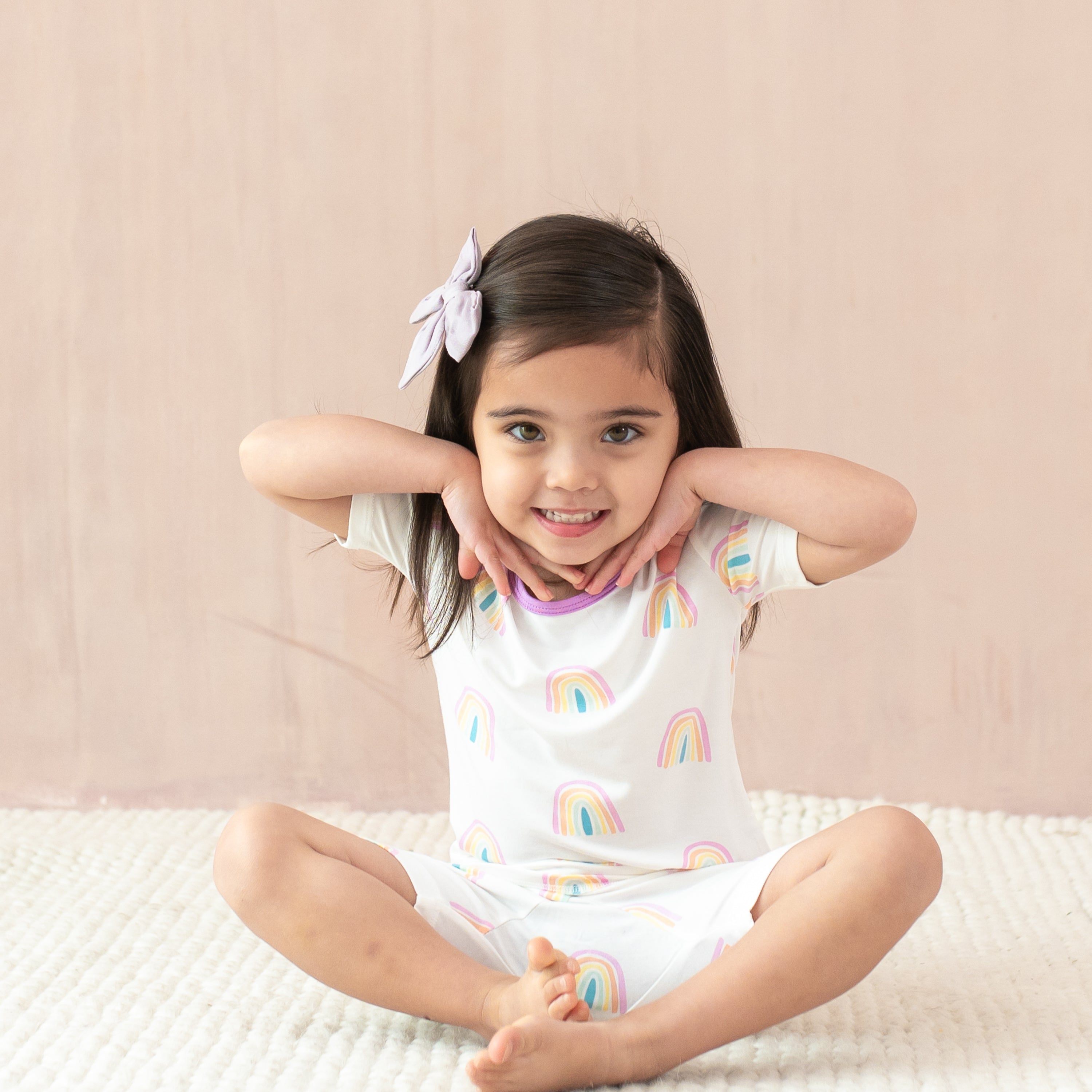  Short Sleeve Pajamas in Poi Rainbow、mySite、layawaytickets