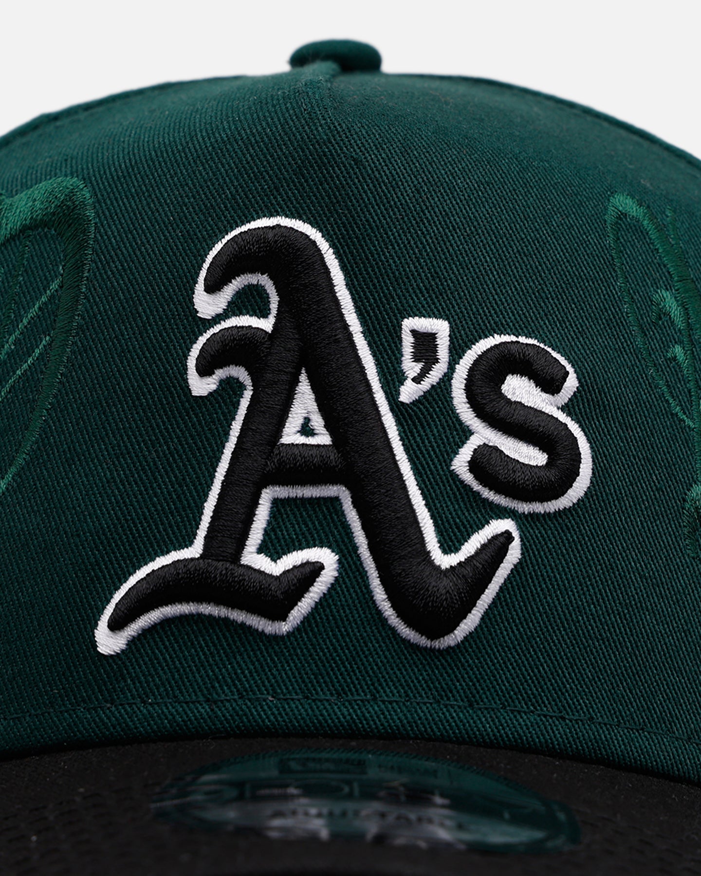 New Era Oakland Athletics 'Gothic Script Two Tone' 9FORTY A-Frame Snapback Dark Green/Black、mySite、zt4zffjzw