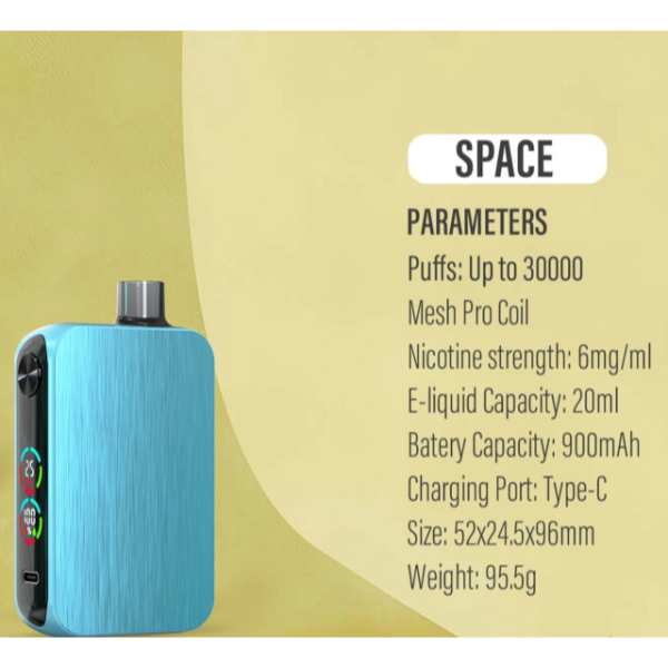 HECOO Space DTL Expert 30,000 Puffs Disposable Vape 20mL 5 Pack、mySite、zt4zffjzw