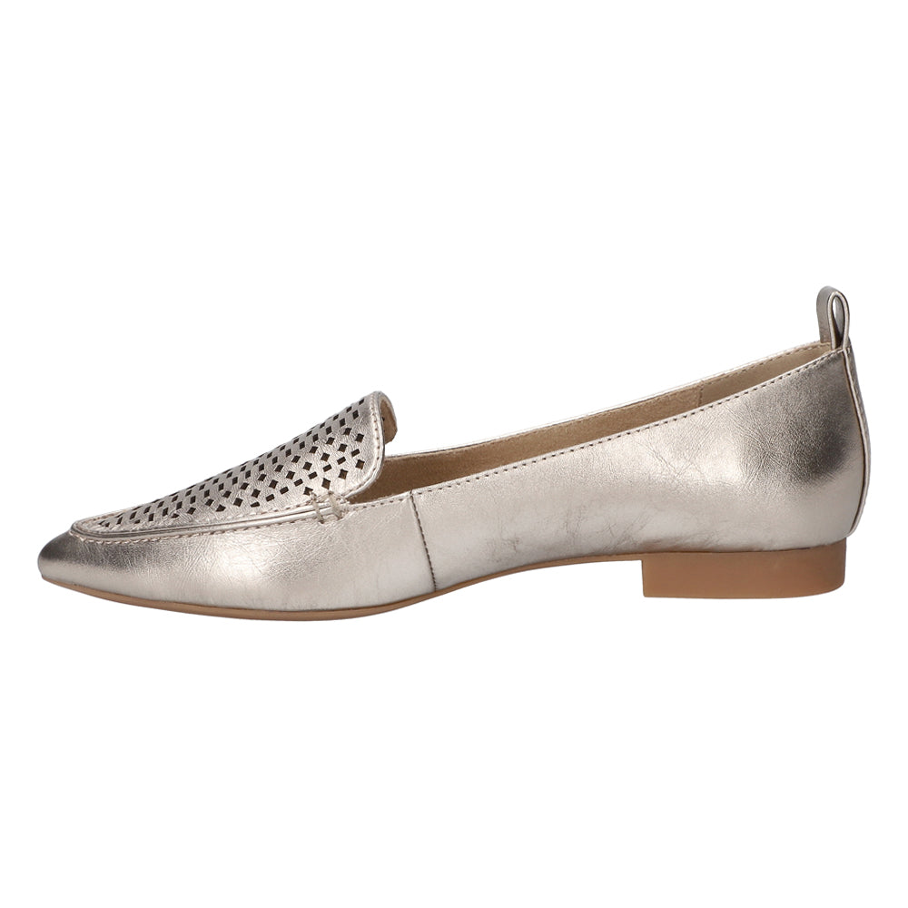 Alessi Perforated Metallic Ballet Flats、mySite、gtrtttuynbv