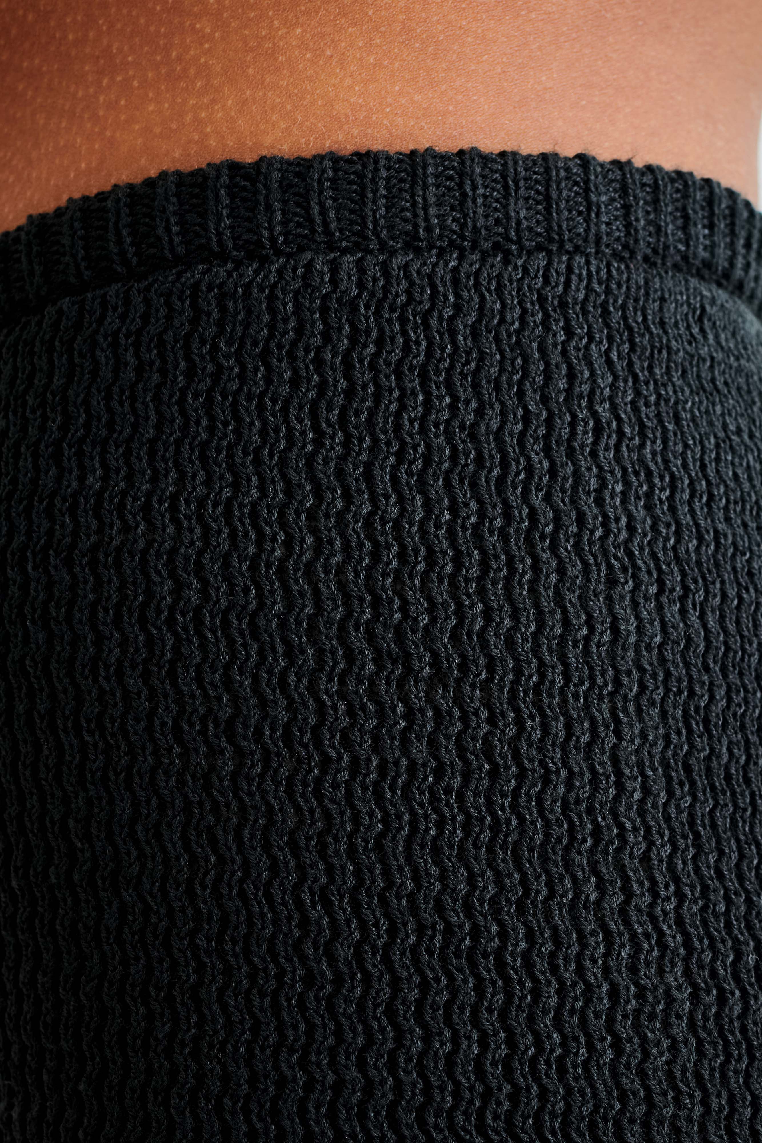 Ridley Straight Leg Knit Pant - Black、mySite、solidvoid