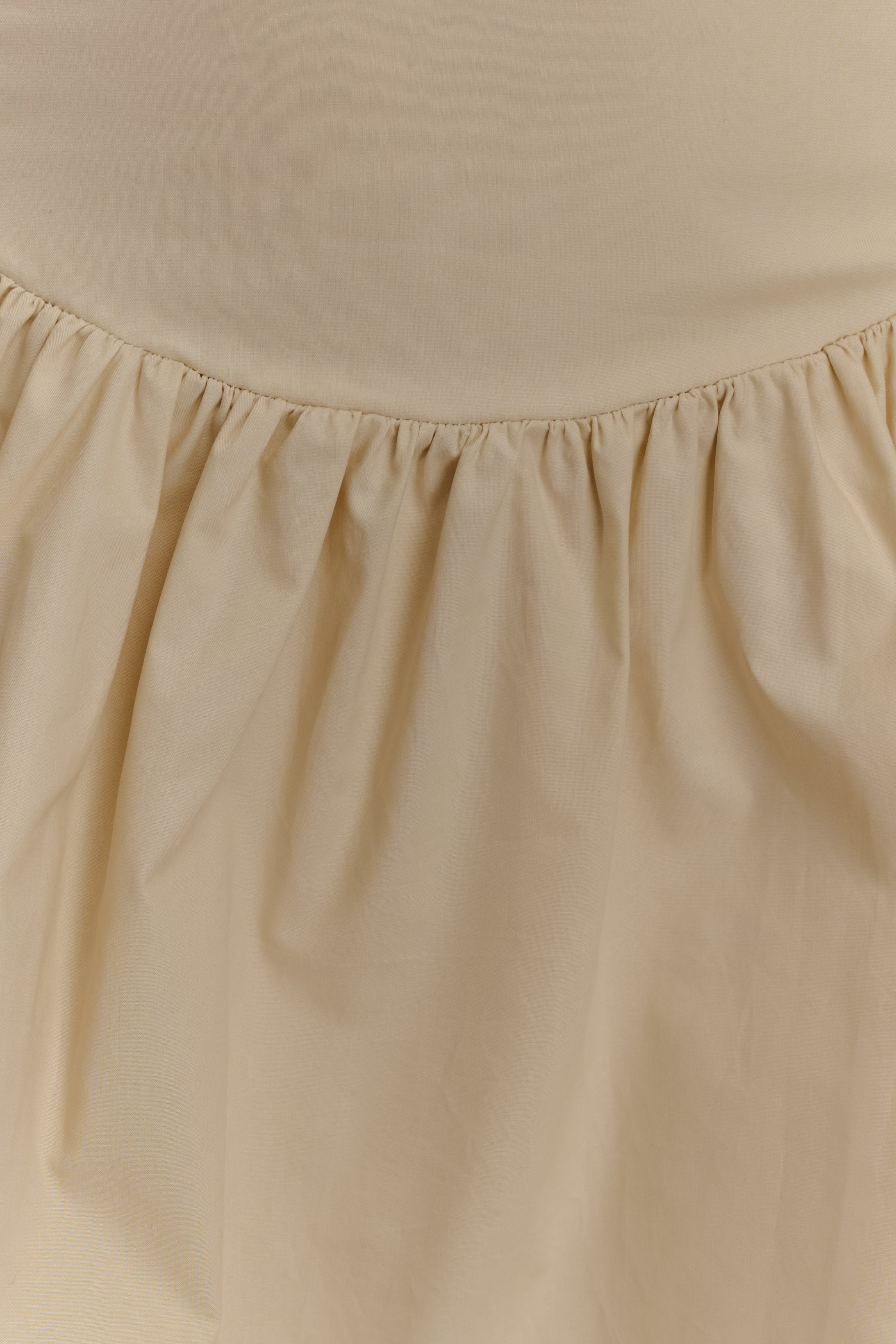 Janis Cotton Frill Mini Dress - Nude、mySite、solidvoid