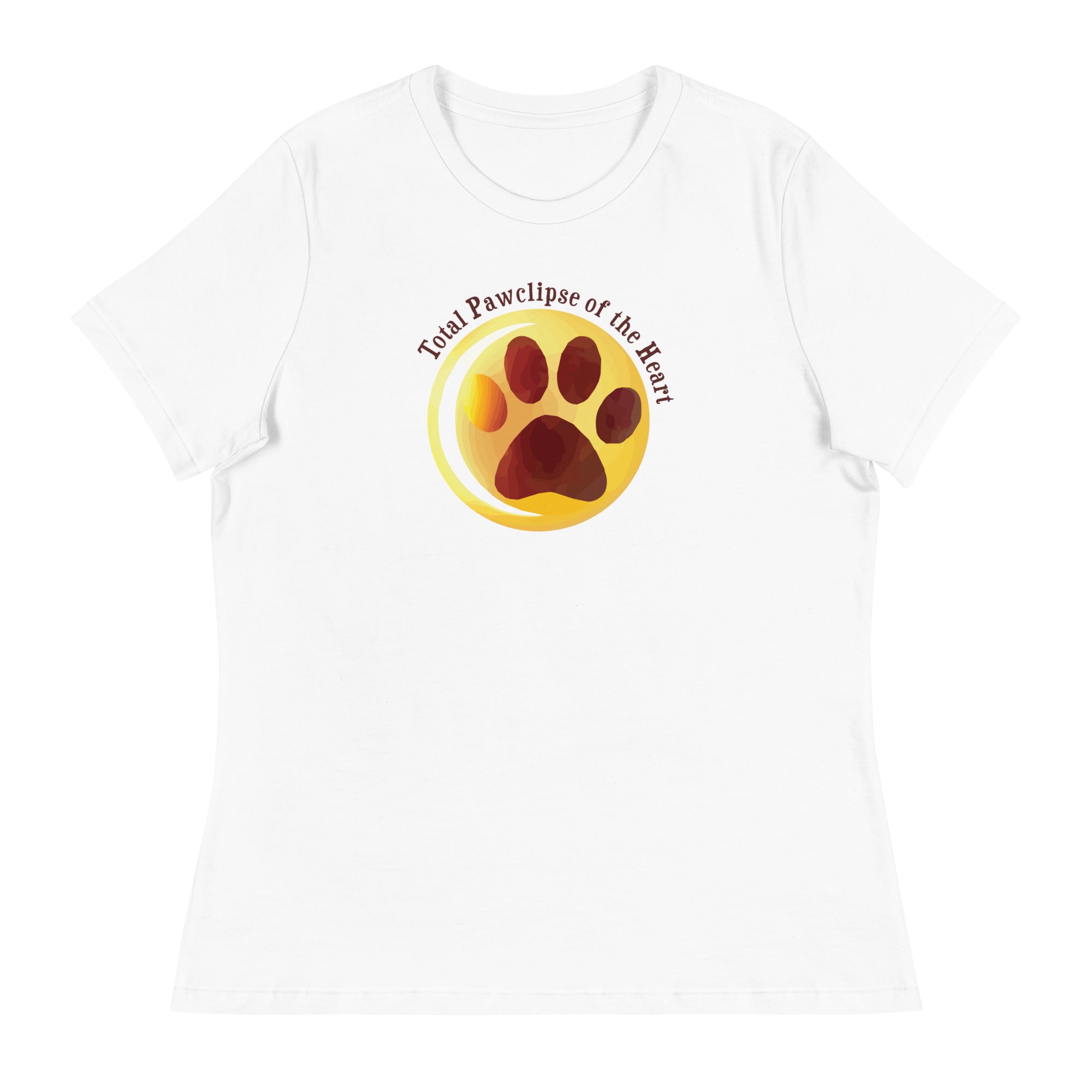 Total Pawclipse Of The Heart Women's Relaxed T-Shirt、mySite、camillekostekn