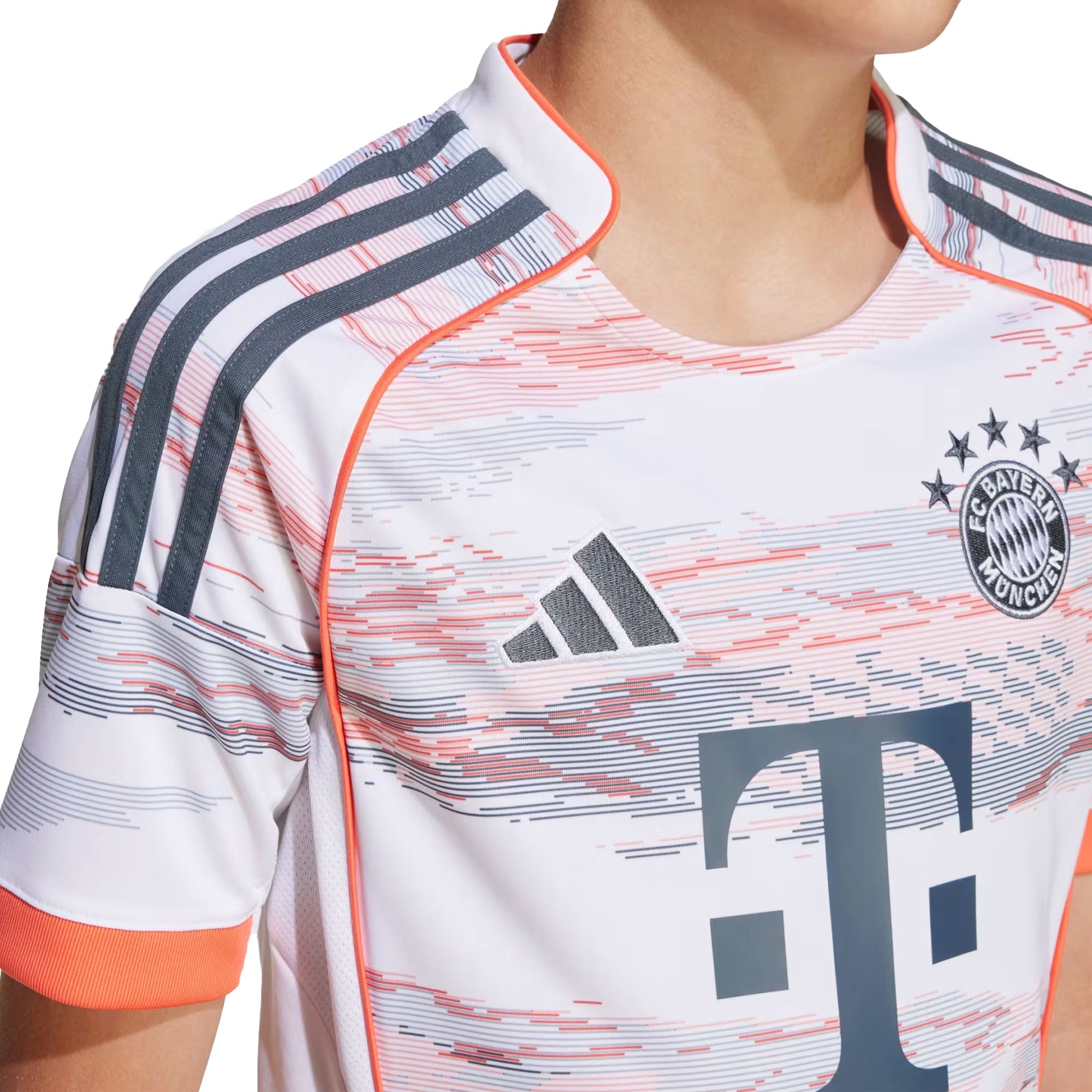 adidas Kids FC Bayern Munich 2025/26 Away Jersey White、mySite、noshort