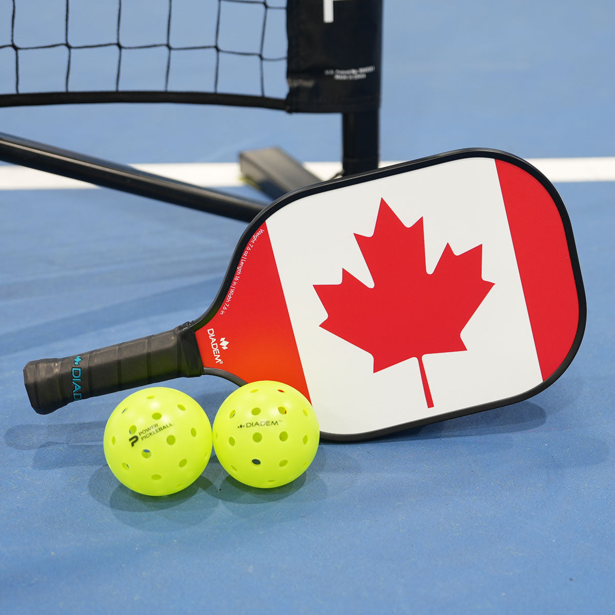 Diadem Riptide Canada Flag Pickleball Paddle - Demo Rental