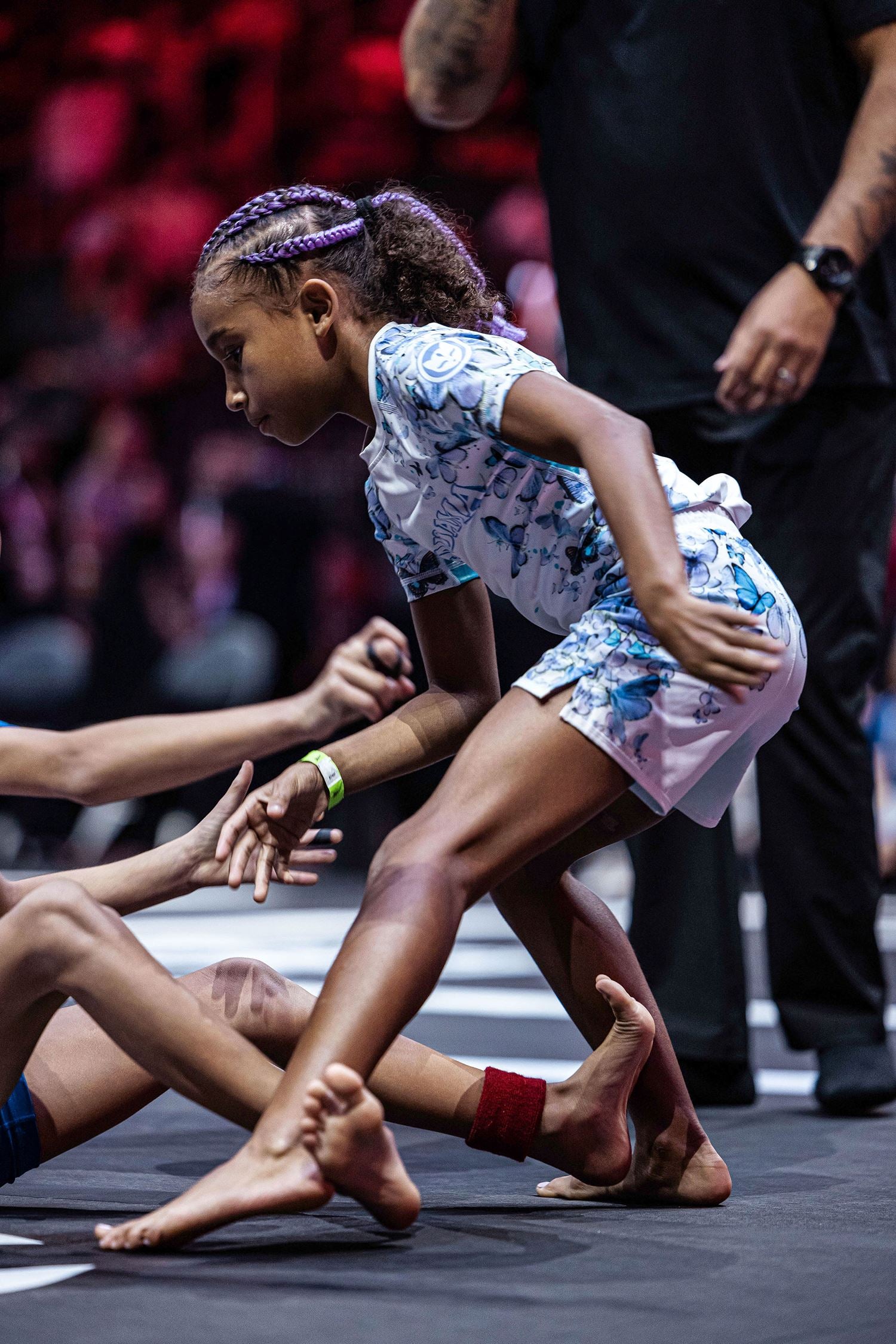 Girls' Lyzz Mitrovic Butterfly Jiu Jitsu Youth Rashguard - Short Sleeve、mySite、gigharbornorthrealestate