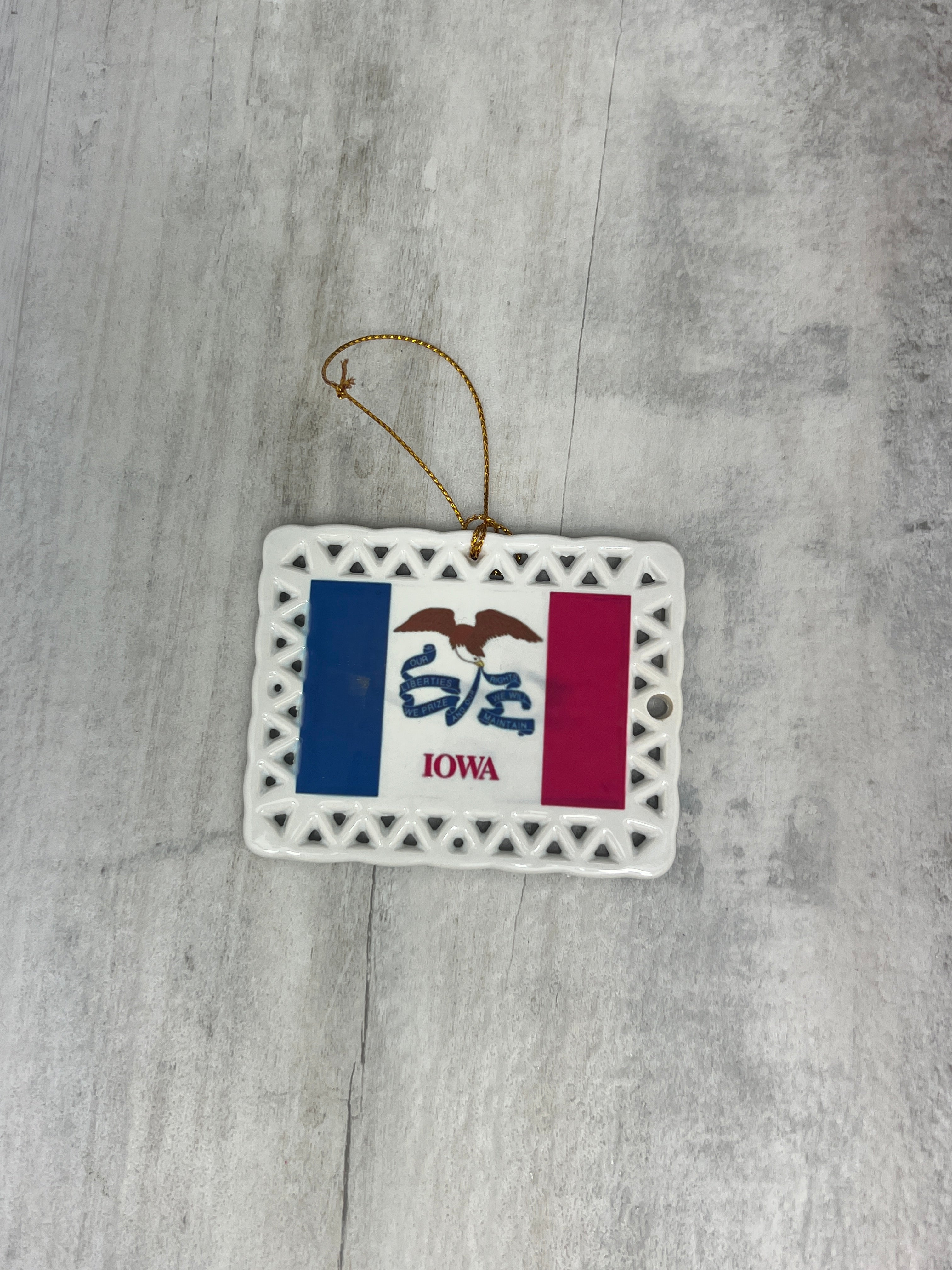 Iowa Ceramic Flag Ornaments、mySite、garagedoors4me