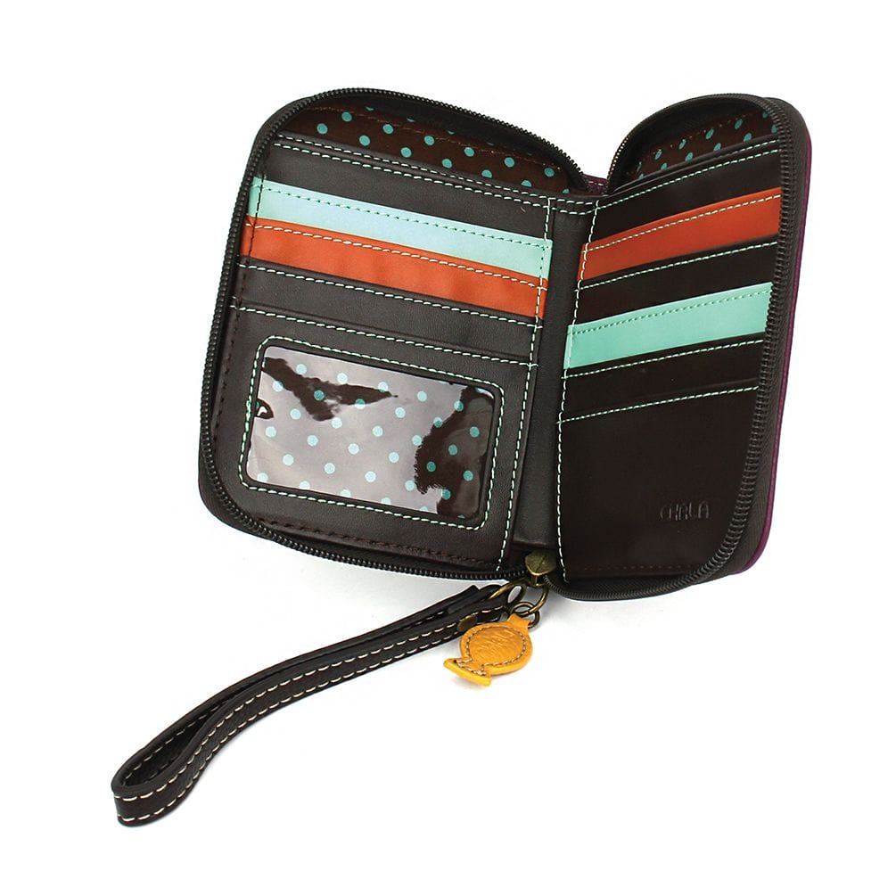 Gray & Orange Tabby Cat Collection Keychain, Wallet, Crossbody by Chala Vegan、mySite、g9winljtr