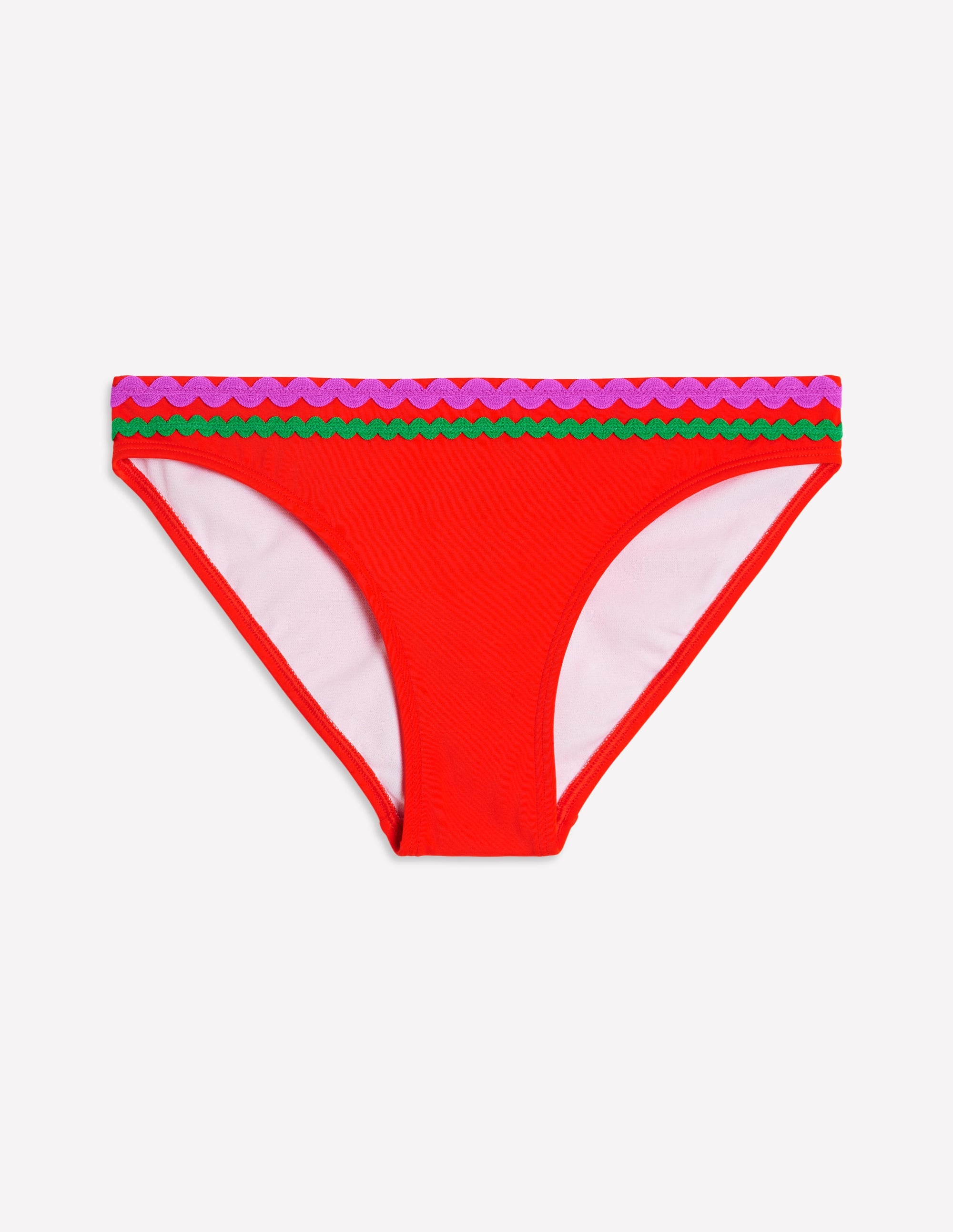  Porto Bikini Bottoms-Fire Red Rik Rak、mySite、ashleygrahame