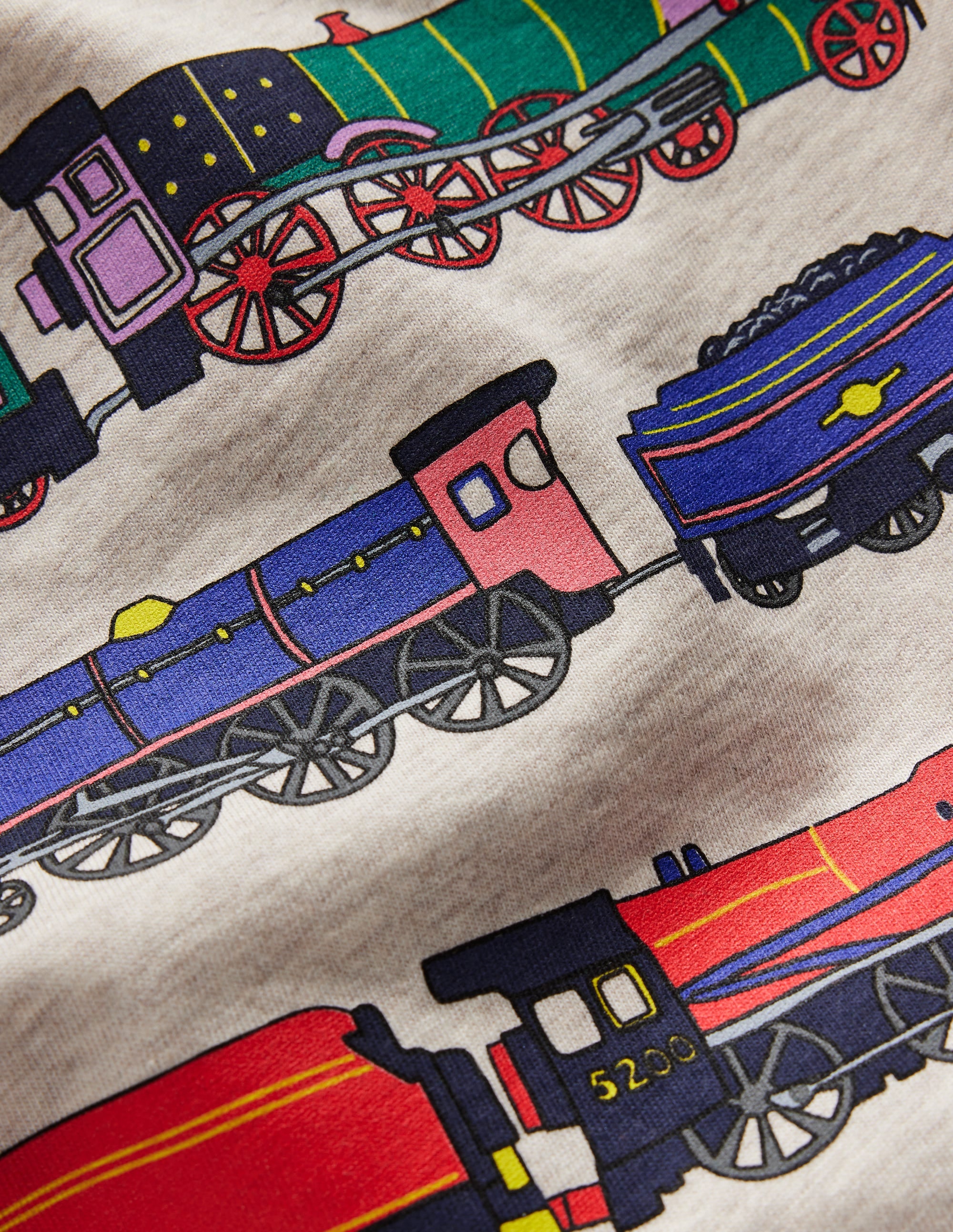  Printed Logo Raglan T-Shirt-Jewel Green Trains、mySite、ashleygrahame