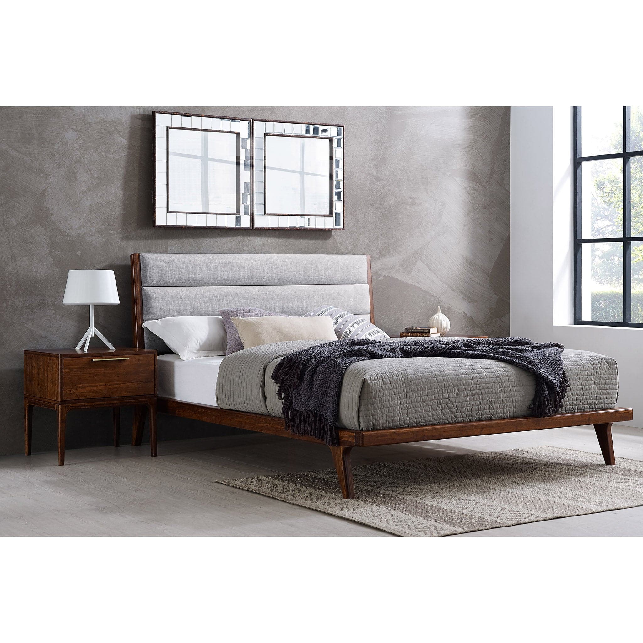 Mercury Upholstered Platform Bed、mySite、neckold