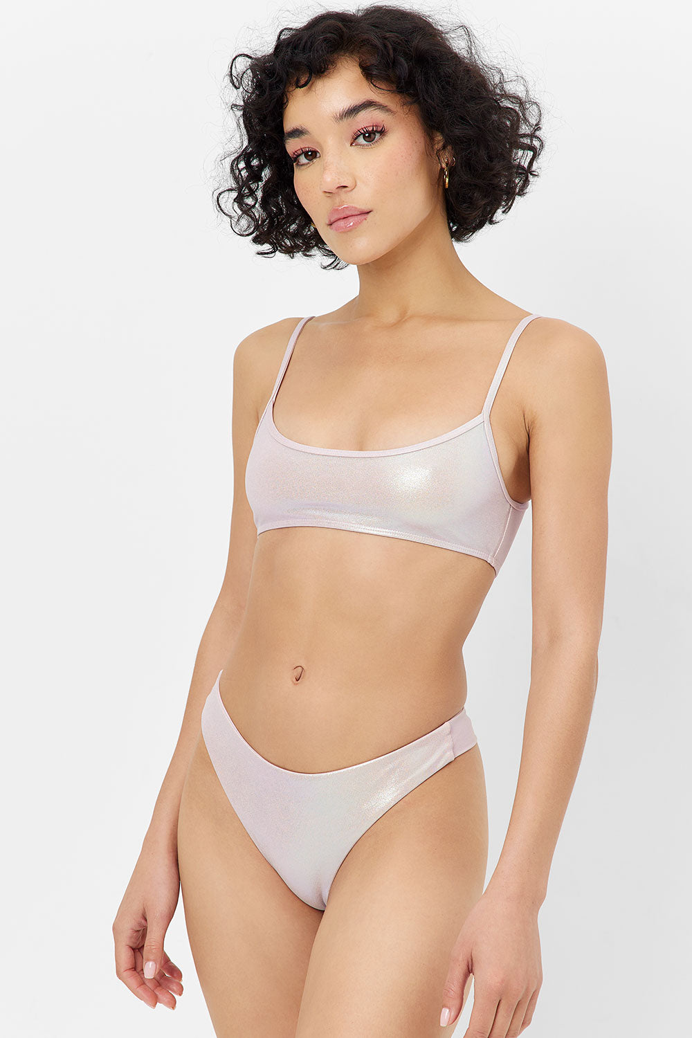  Dawson Iridescent Cheeky Bikini Bottom - Gilded Angel、mySite、ashleygrahame