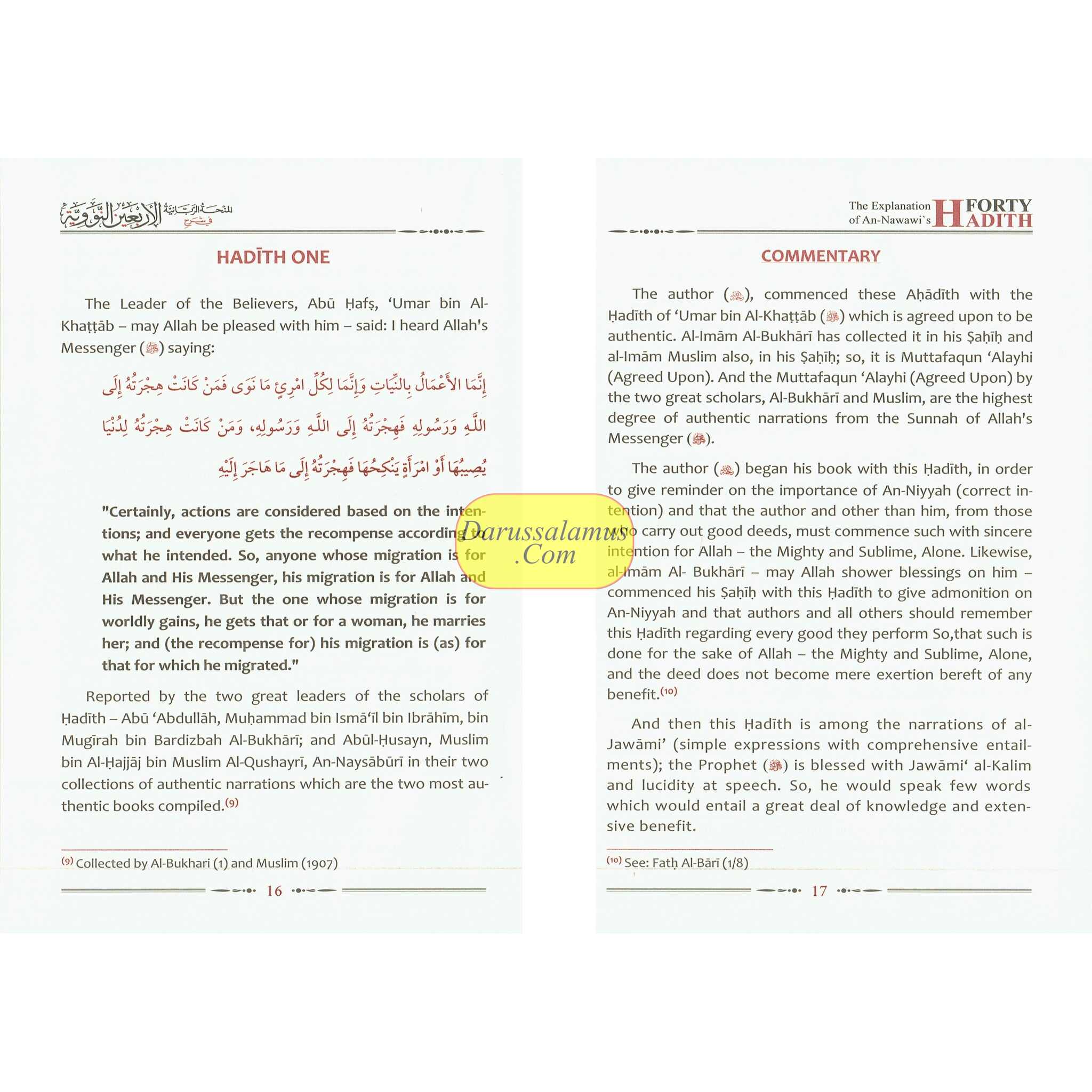 The Explanation of Imam al-Nawawi's 40 Hadith 2 Volume Set、mySite、topwebapps
