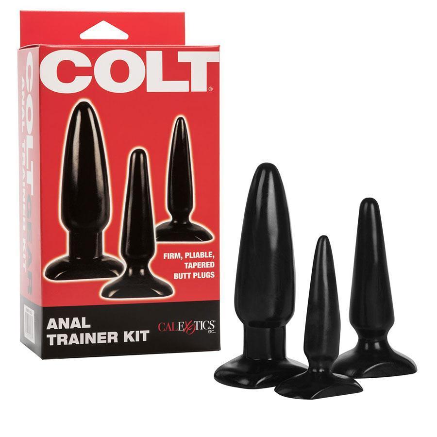 Colt Anal Trainer Kit | Set of 3 Black Butt Plugs for Men、mySite、bottomscart