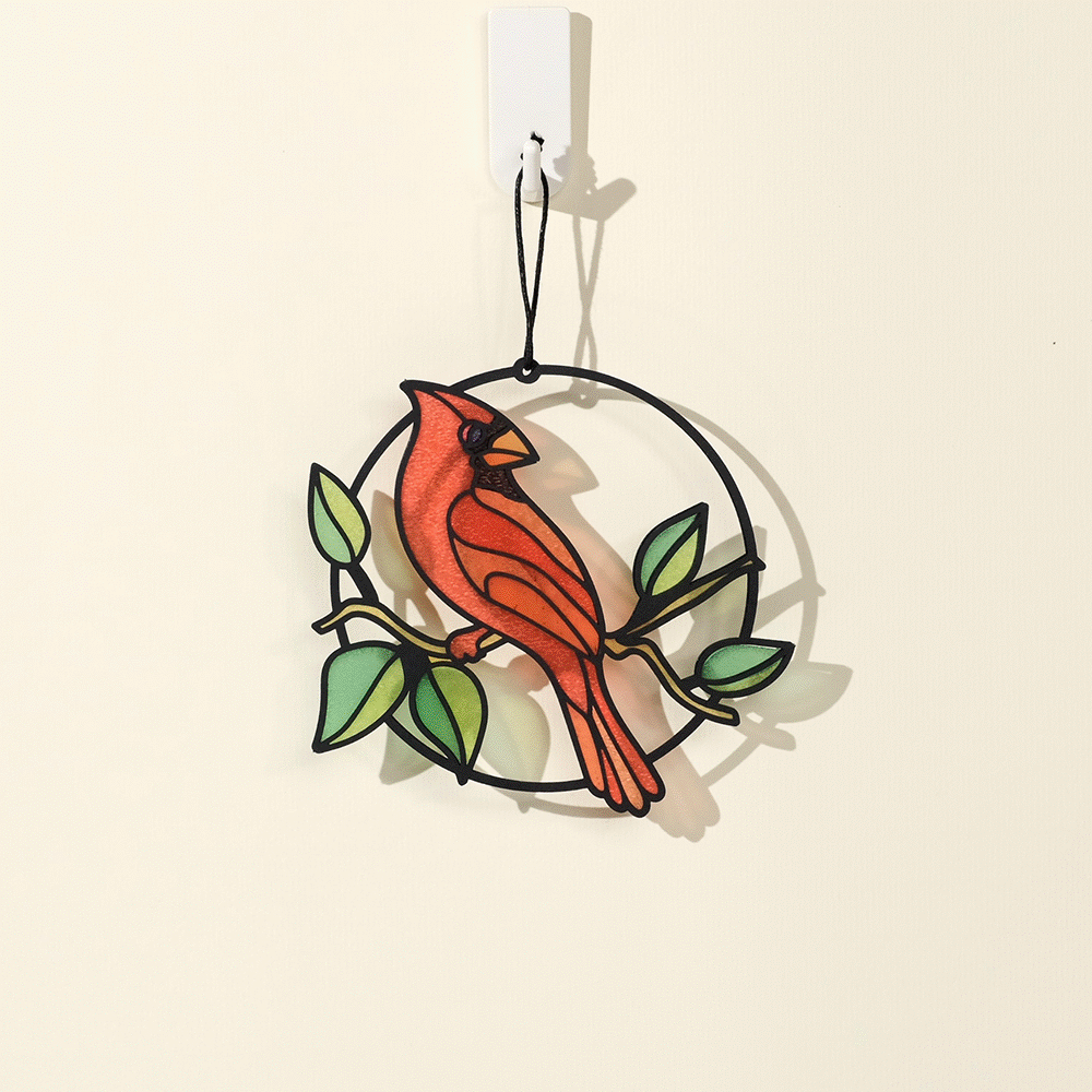 Sign of Love Cardinal Suncatcher Card、mySite、solidvoid