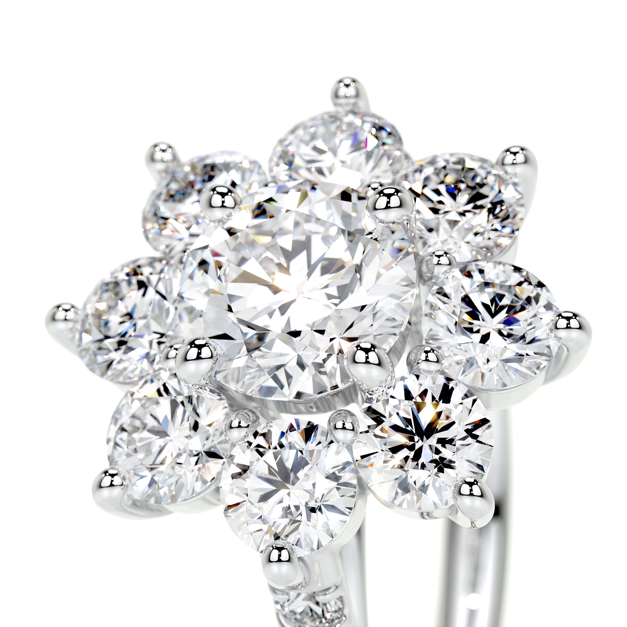 La Fleur Lab Grown Diamond Ring -Platinum、mySite、hinf8tx79