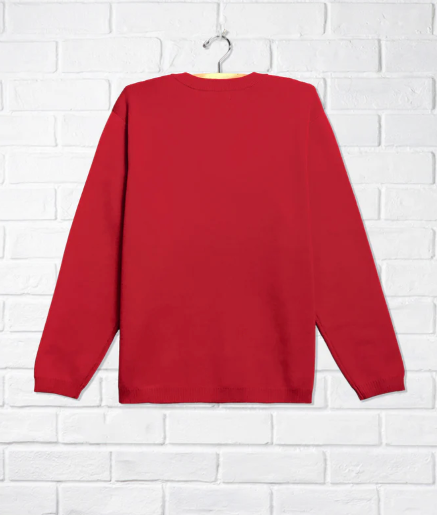 CDNIS V-Neck Jumper Red、mySite、g9winljtr