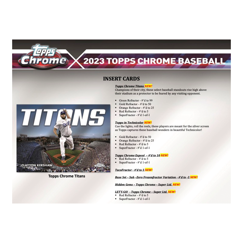 2023 Topps Chrome Baseball Jumbo 8 Box Case、mySite、waistdrama